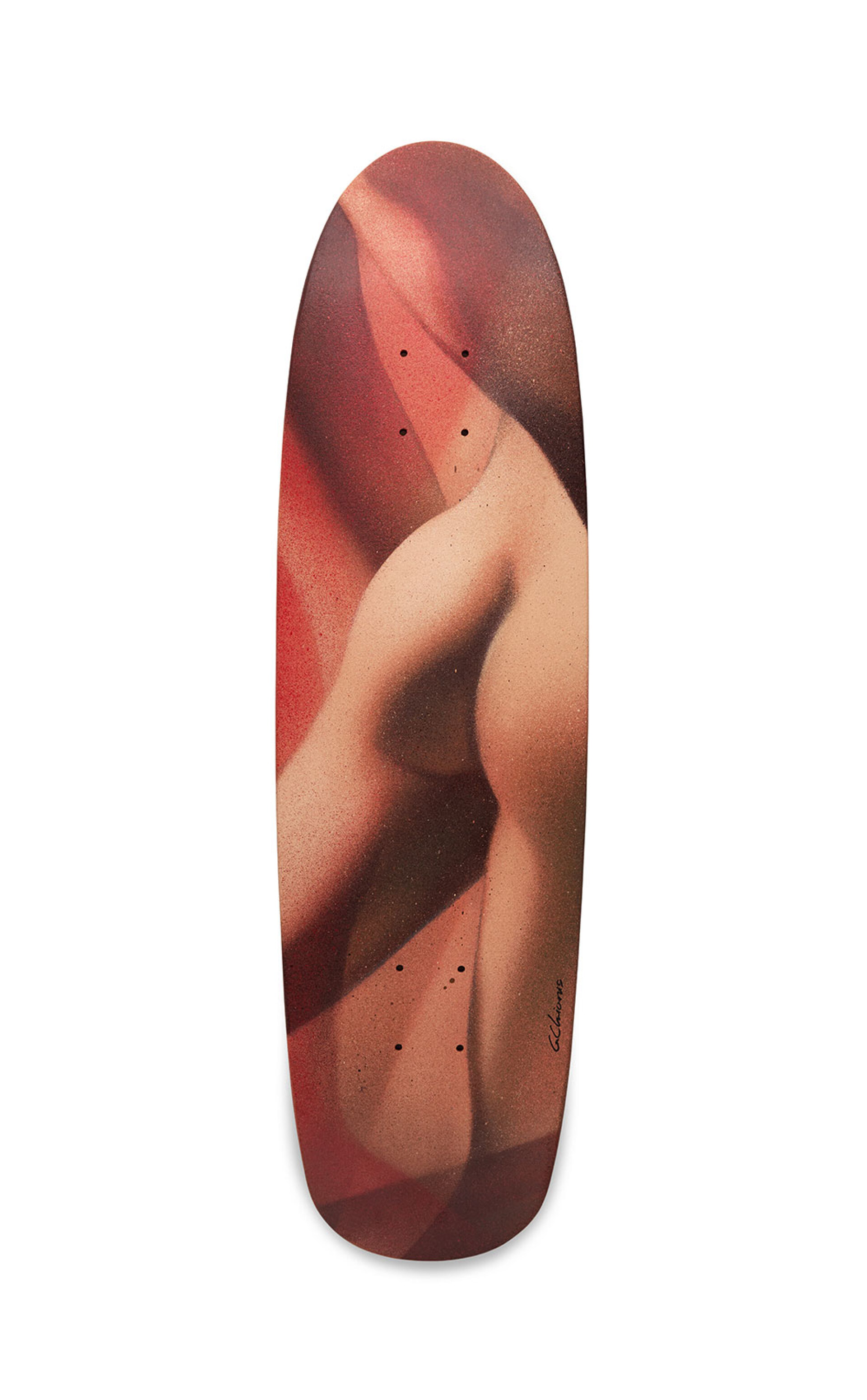 “Αμφίδρομες καμπύλες", Σπρέι σε ξύλο