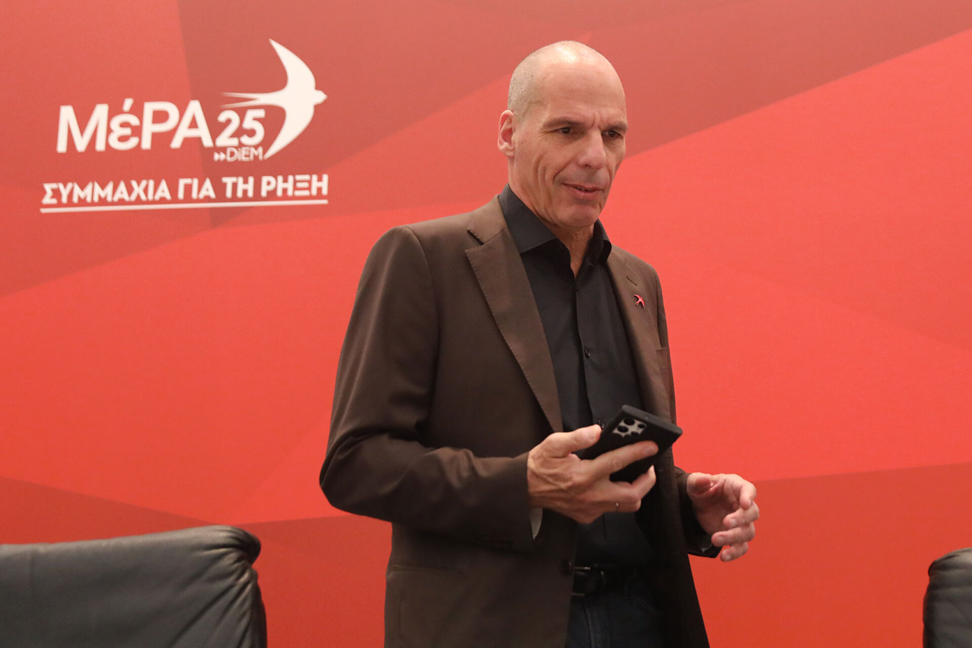 Ο Γραμματέας του ΜέΡΑ25, Γιάνης Βαρουφάκης