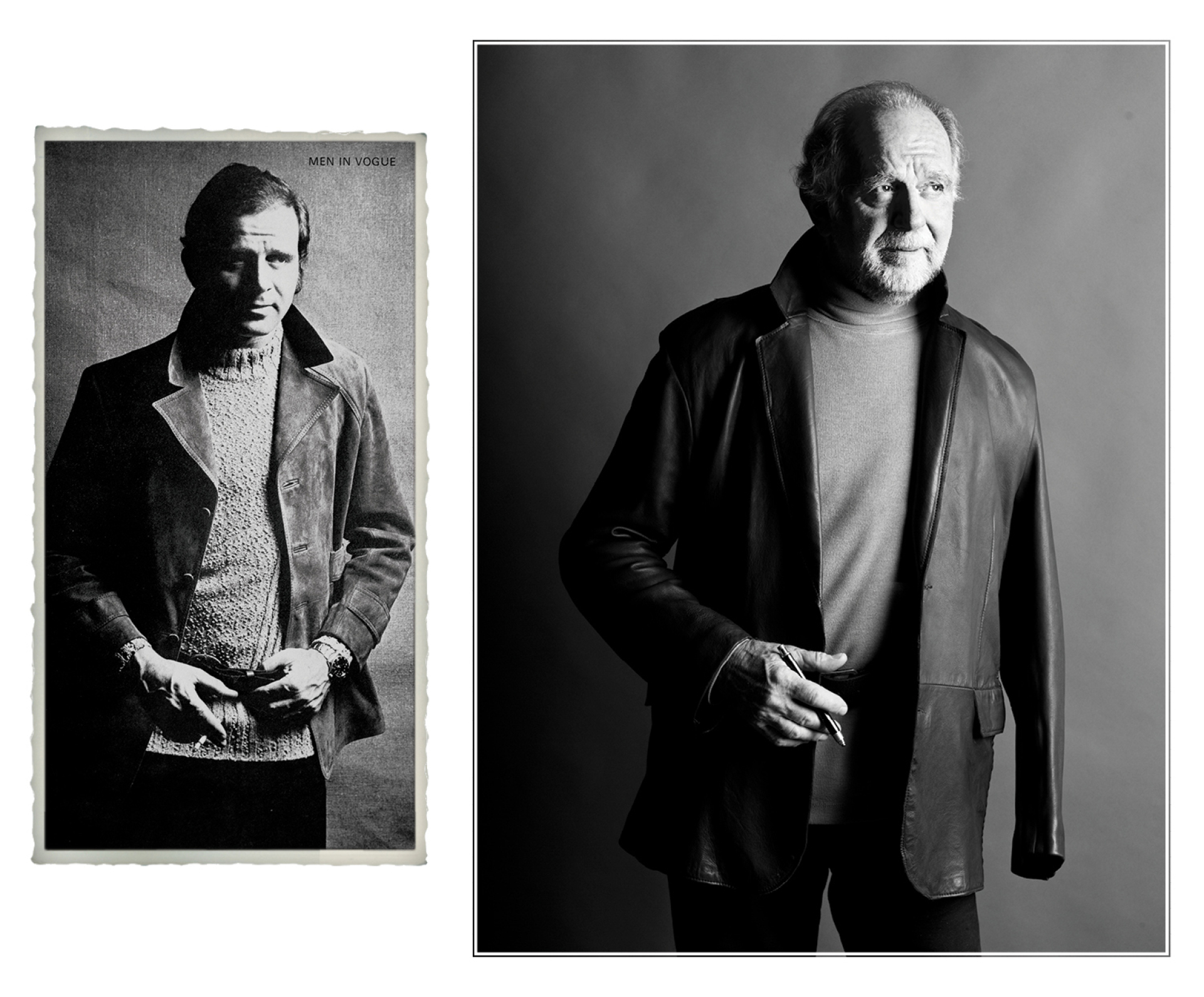 Ο Γιάννης Τσεκλένης φωτογραφηµένος για την αυστραλέζικη Vogue, 1971, Σίδνεϊ, Αυστραλία. Γιάννης Τσεκλένης, ∆εκέµβριος 2010, Κεραµεικός.