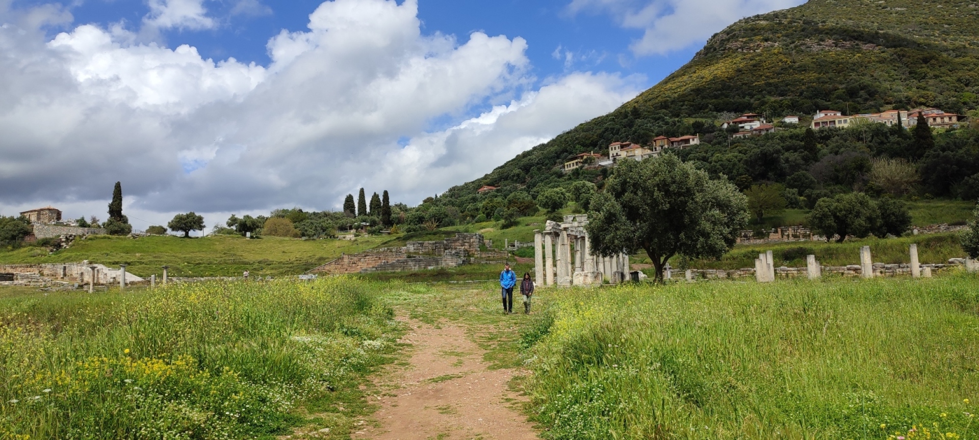 Στον αρχαιολογικό χώρο της αρχαίας Μεσσήνης
