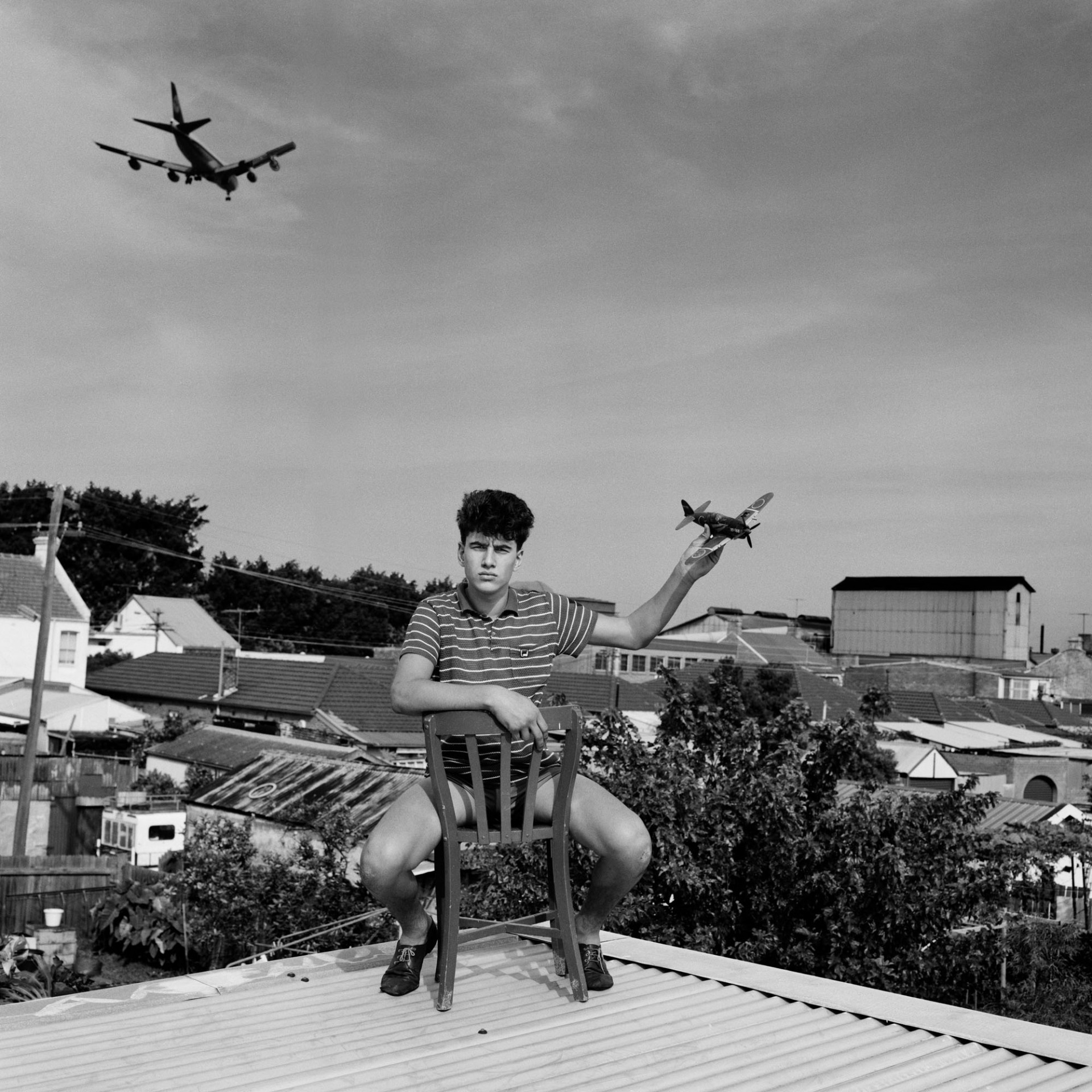 Emmanuel Angelicas, Man who would rather not live in Marrickville, 1985  Έκθεση Marrickville / Silent Agreements Emmanuel Angelicas, MOMus-Μουσείο Σύγχρονης Τέχνης / 19.10.2023-11.02.2024