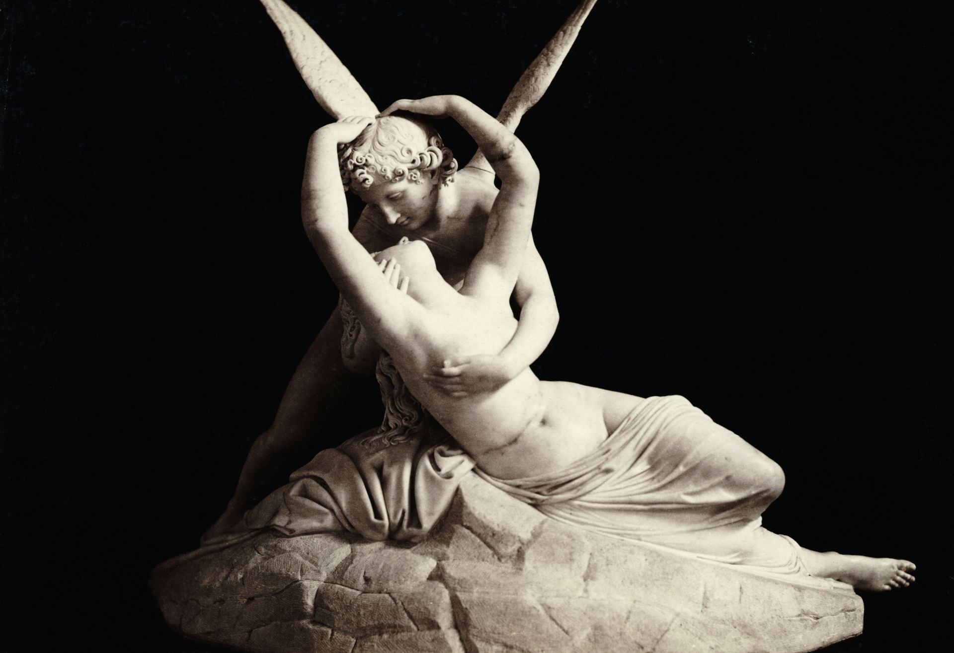 «H Ψυχή αναβιώνει με το φιλί του Έρωτα» γλυπτό του Αντόνιο Κανόβα