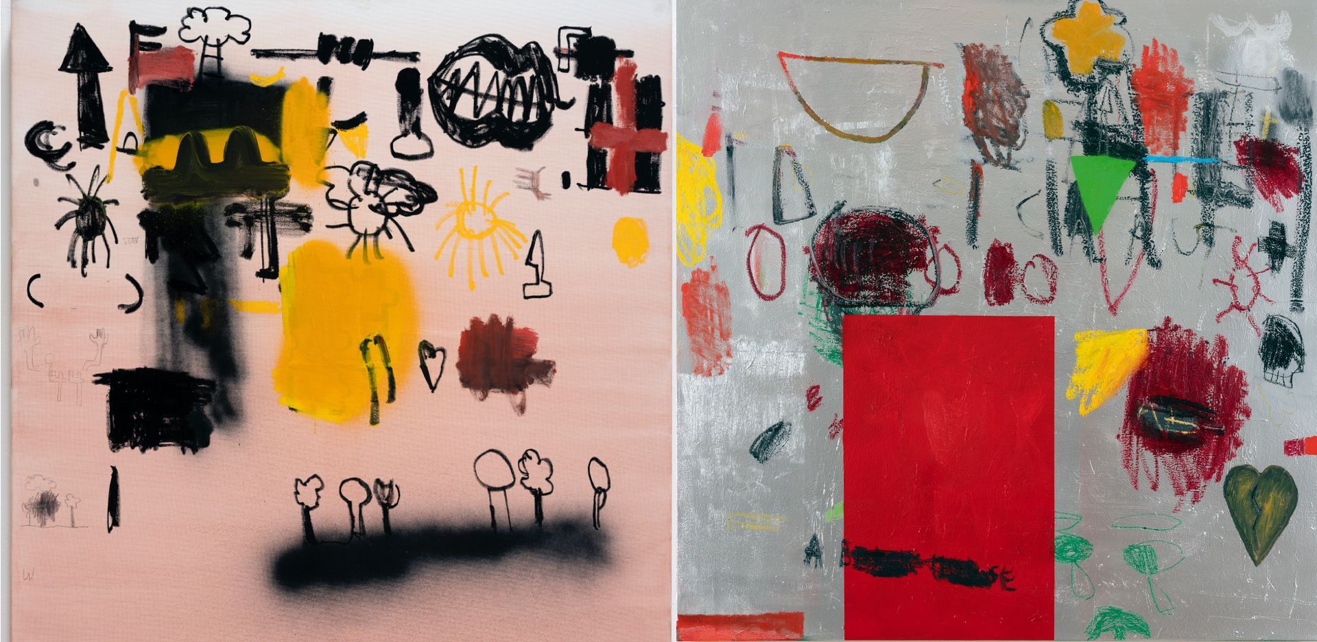 Θανάση Δάπη, πώς είναι τα έργα σου να αναπνέουν δίπλα στη ζωγραφική του Γιώργου Λαζόγκα; 