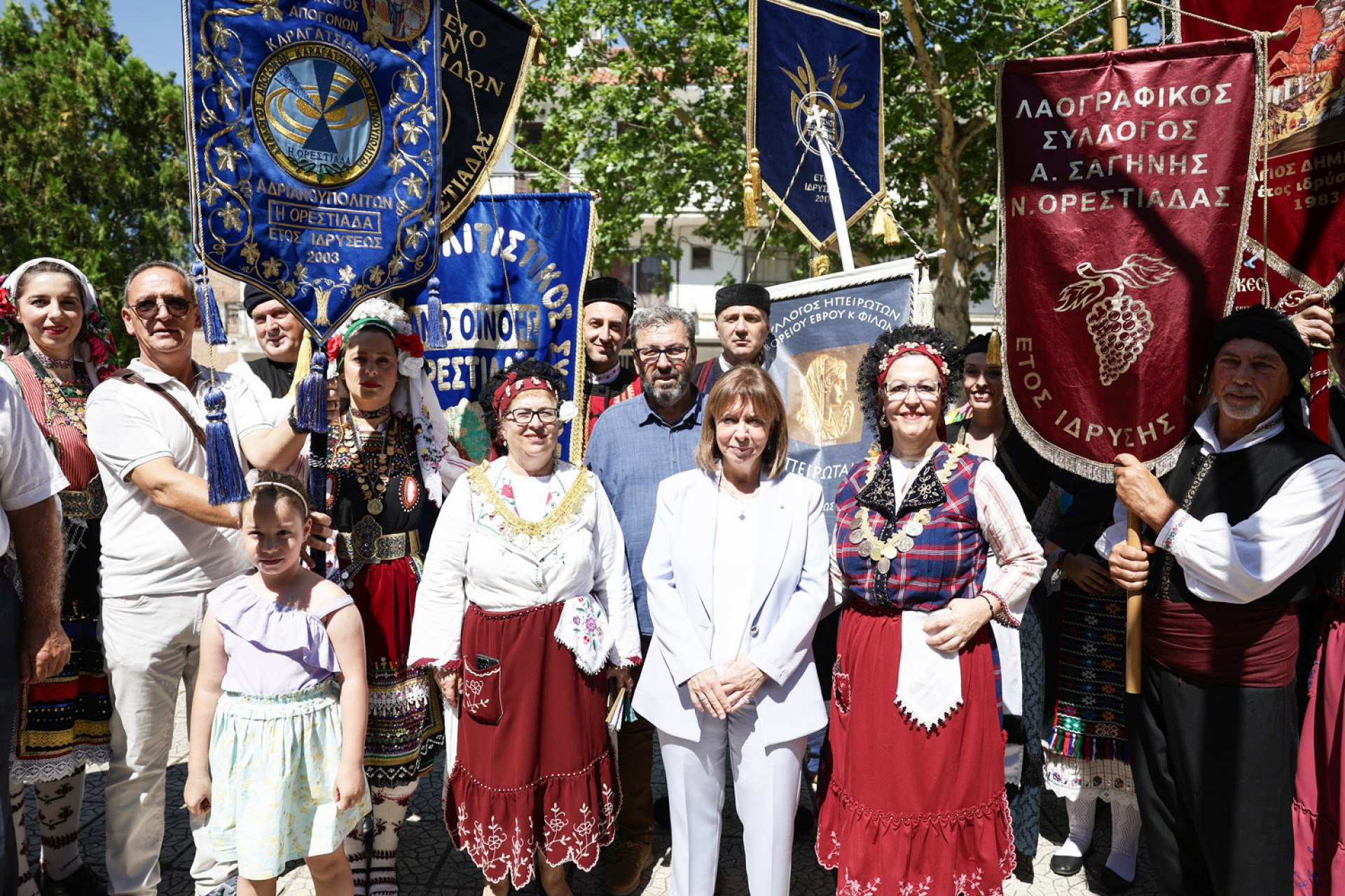 Η Κατερίνα Σακελλαροπούλου στην Ορεστιάδα, Έβρου