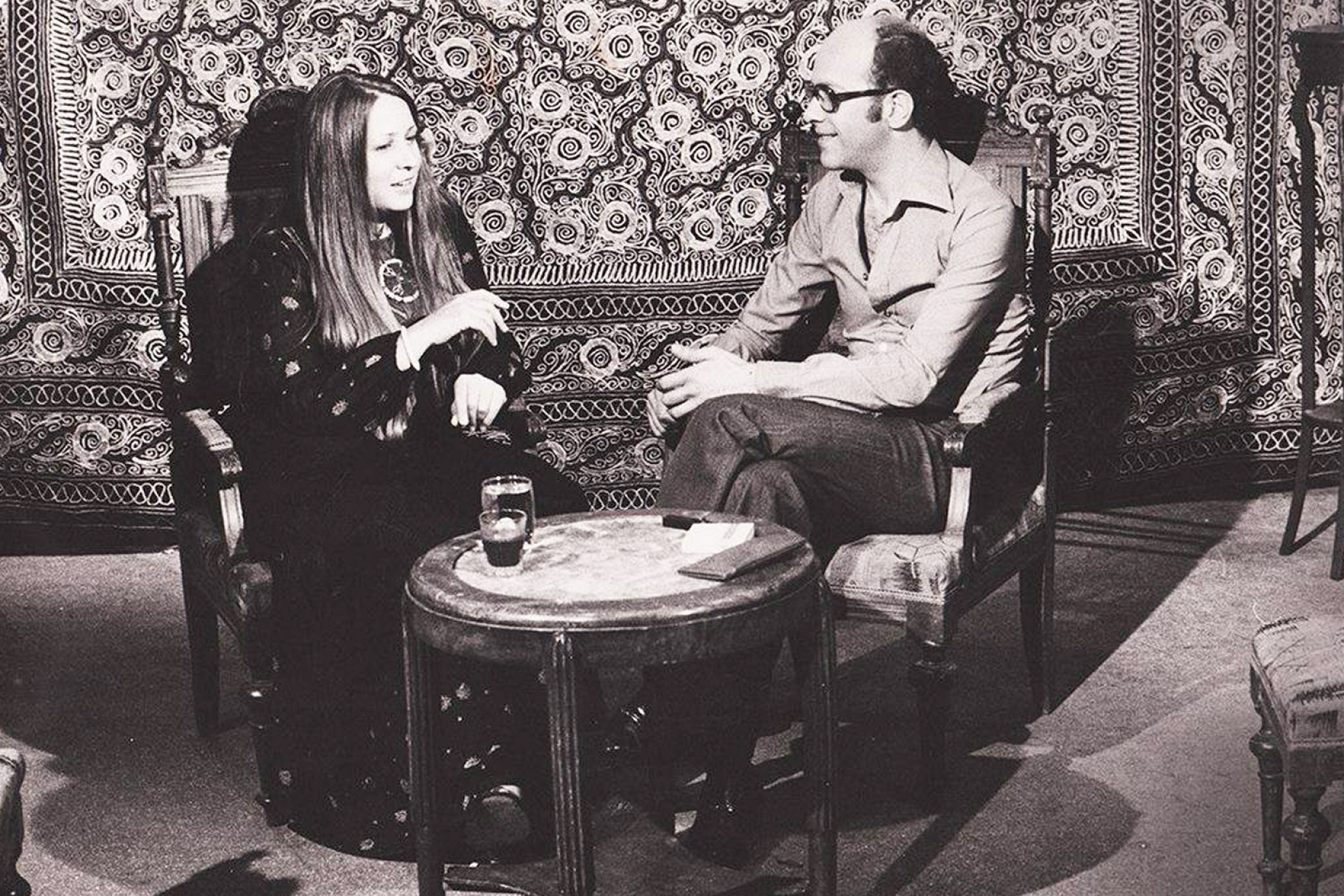 O Γιώργος Παπαστεφάνου με την Μαρίζα Κωχ