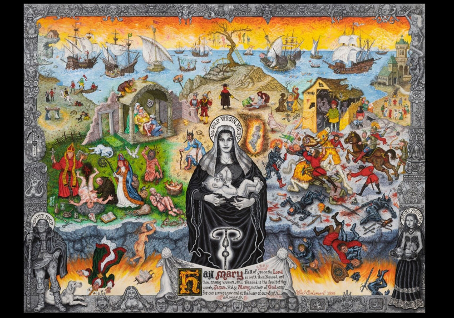 Δώσε μου την παλιά θρησκεία, 1995, Ακρυλικό σε πάνελ