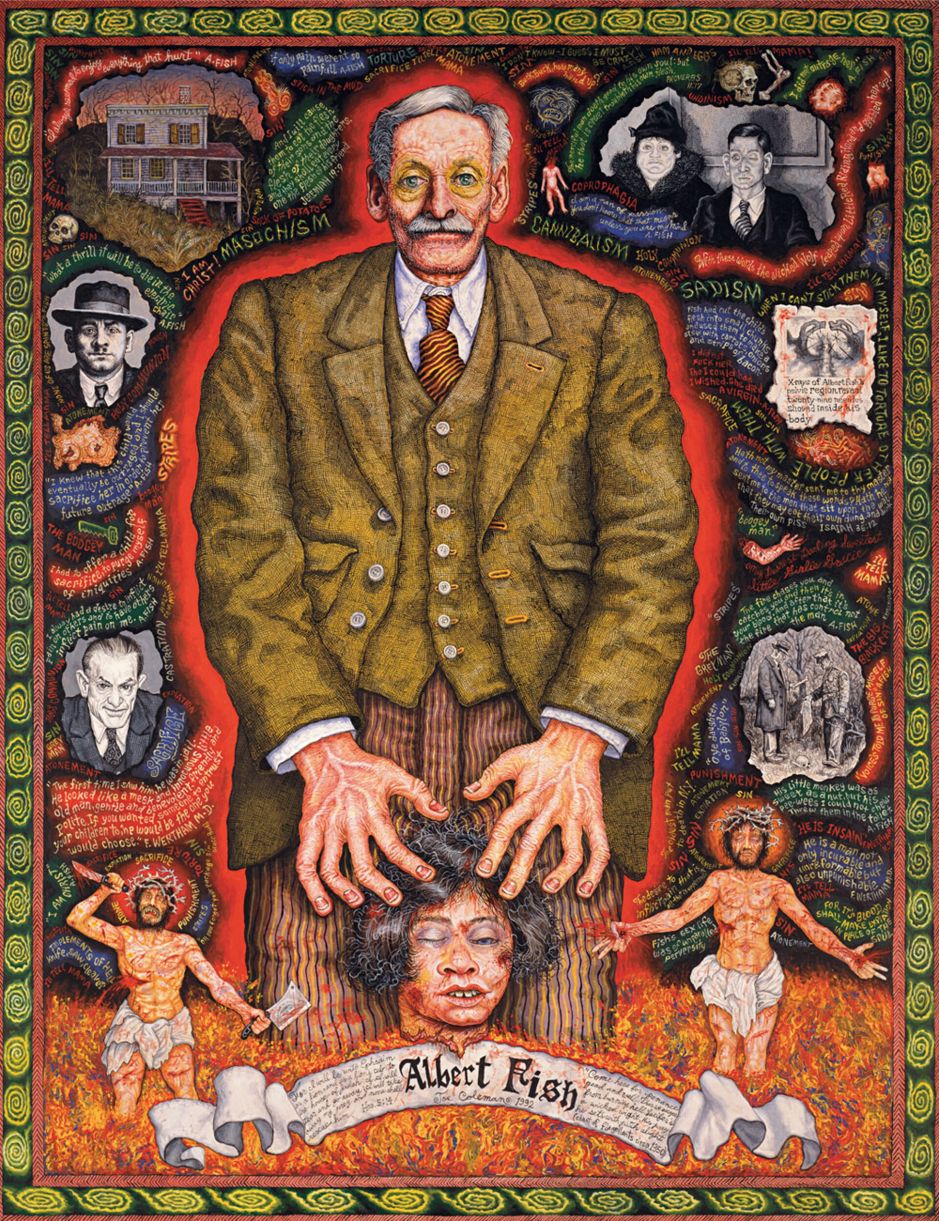 Πορτρέτο του Άλμπερτ Φις, 1992, Ακρυλικό σε πάνελ