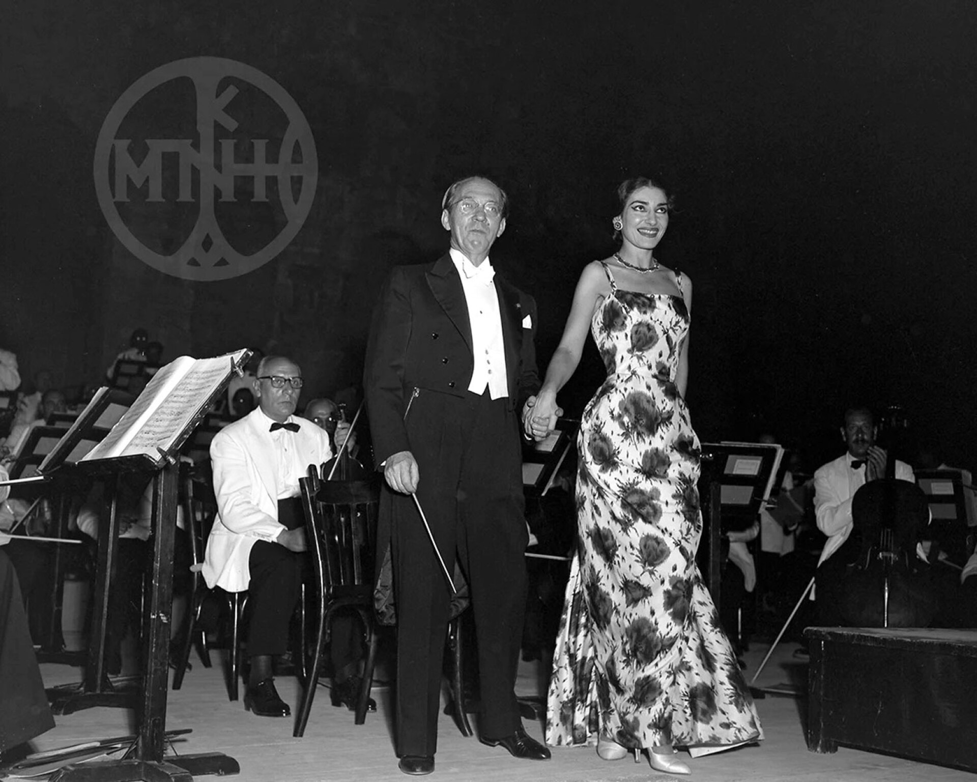 Η Μαρία Κάλλας στο Ηρώδειο, 1957