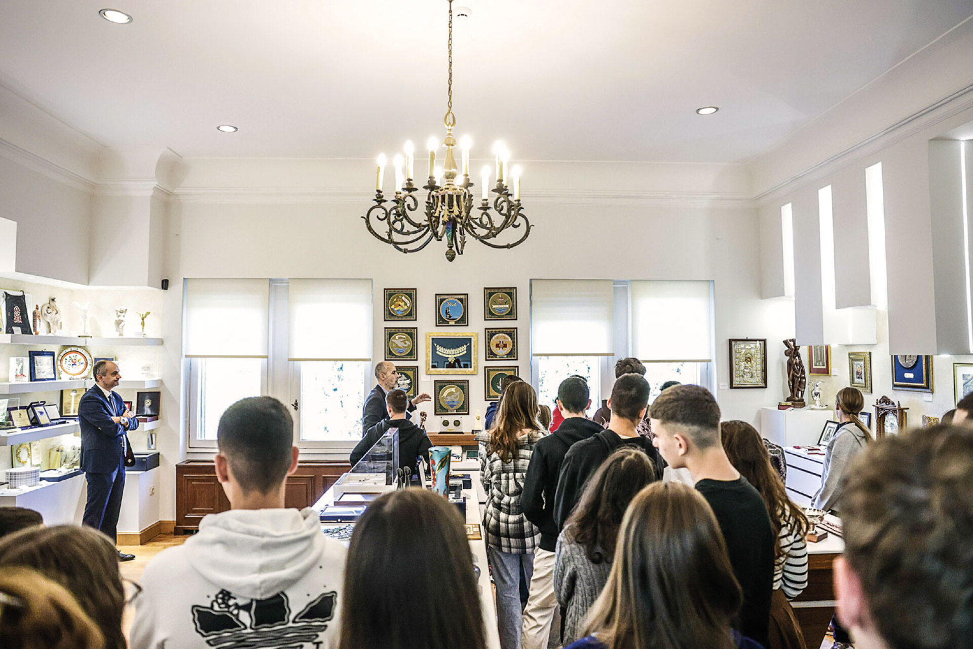 Ένας εκθεσιακός χώρος στο Προεδρικό Μέγαρο