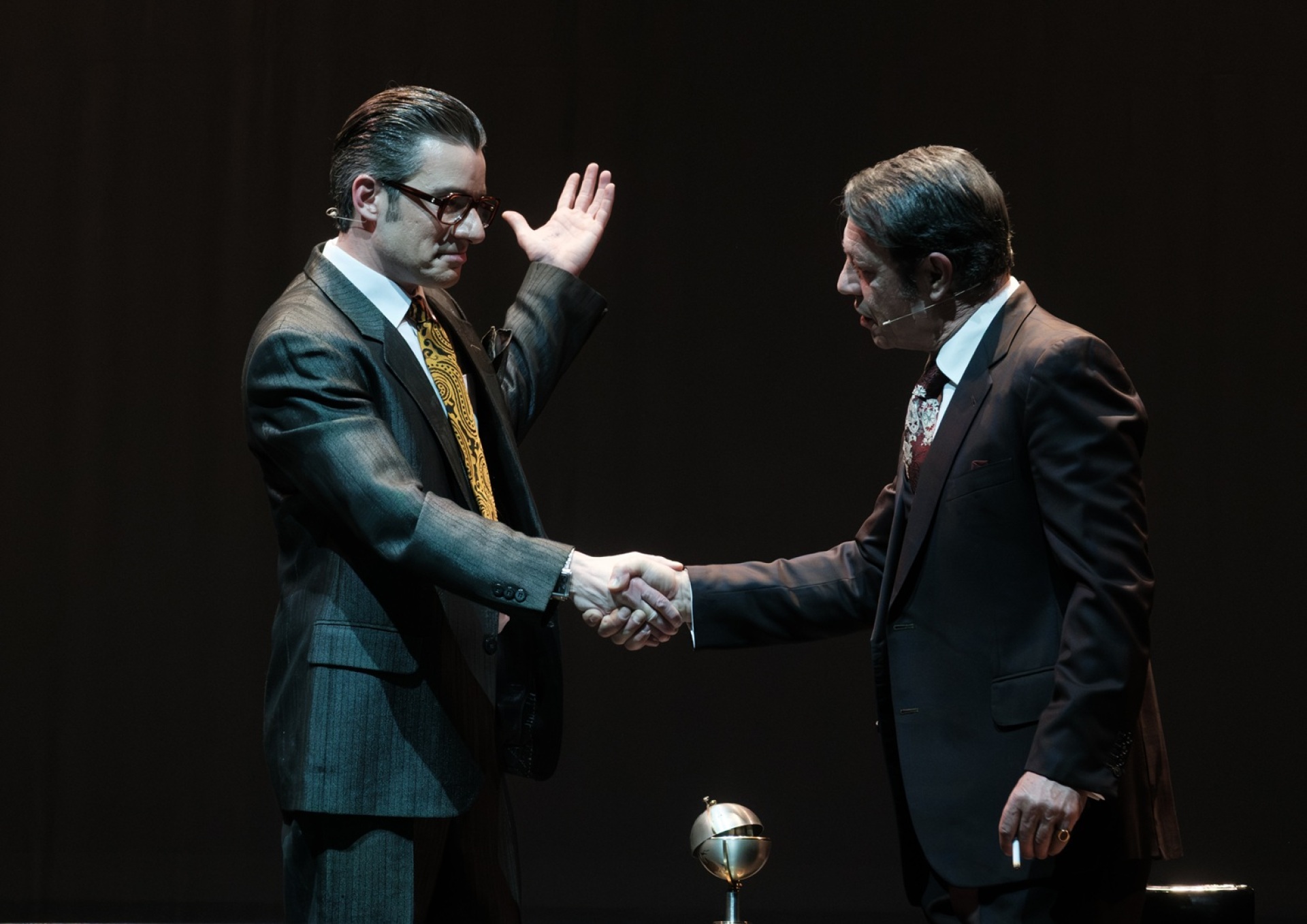 Ο Δημήτρης Μαχαίρας και ο Γιάννης Τσορτέκης στο  «Τα πήρες όλα κι έφυγες»