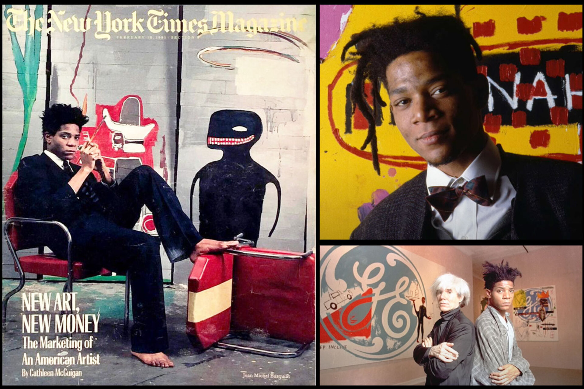 Ο Μπασκιά εξώφυλλο στο περιοδικό New York Times | Ζαν Μισέλ Μπασκιά και Άντι Γουόρχολ