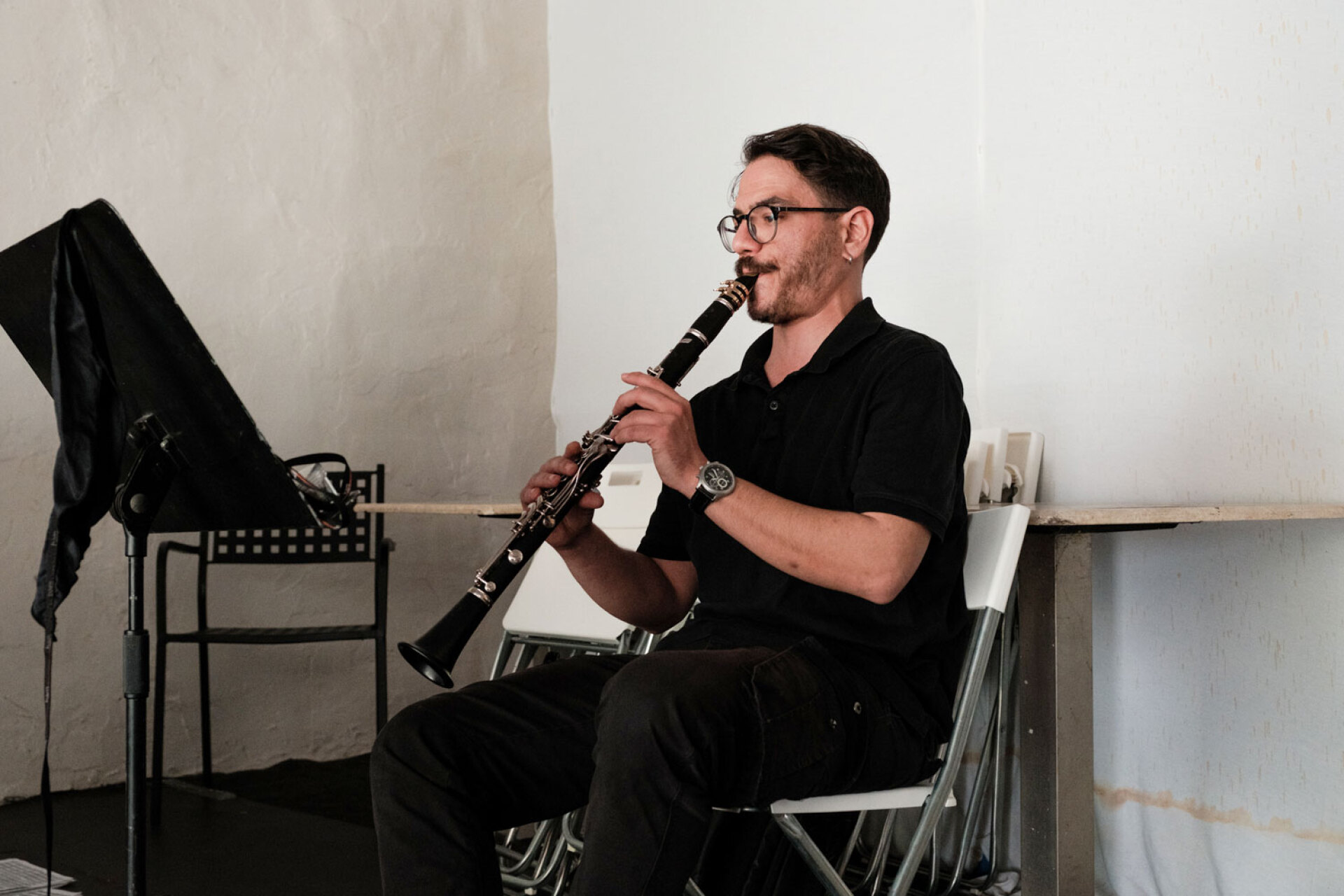 Εθνική Λυρική Σκηνή: Πρόβα παράστασης «Σιωπή, ο Βασιλιάς ακούει»