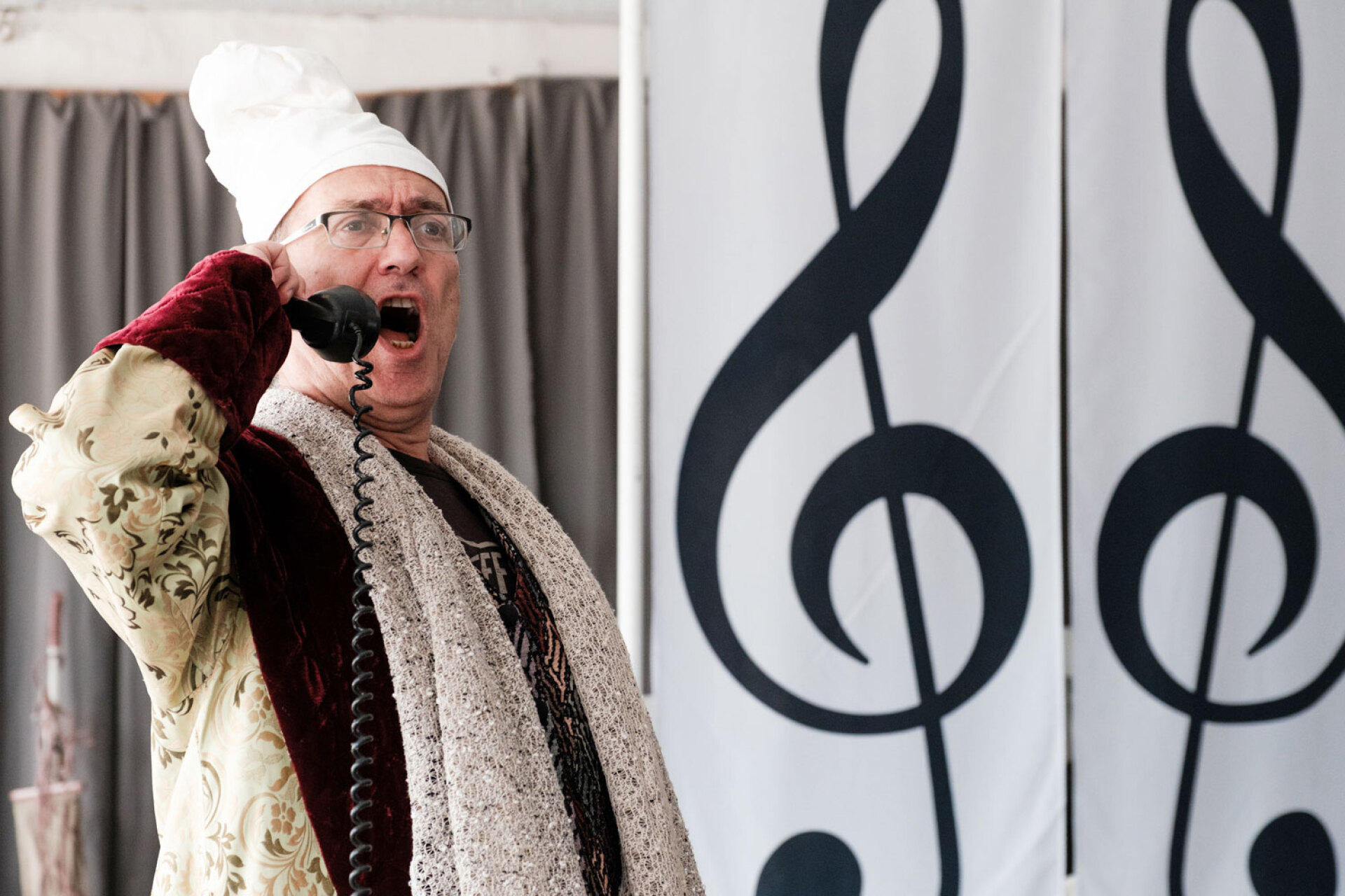 Εθνική Λυρική Σκηνή: Πρόβα παράστασης «Σιωπή, ο Βασιλιάς ακούει»