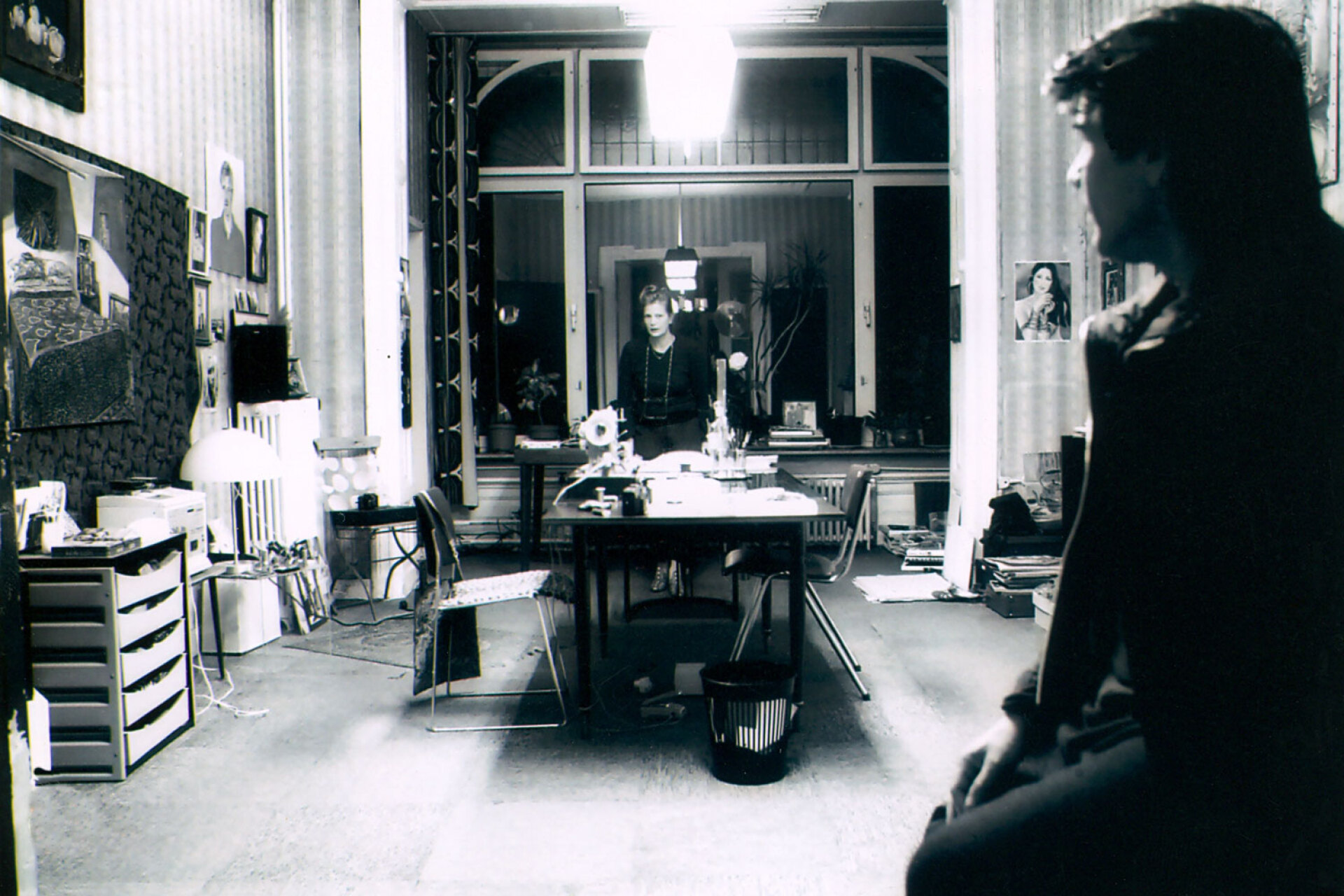 Η Γουίλι Βαν Ρόι στο στούντιο της