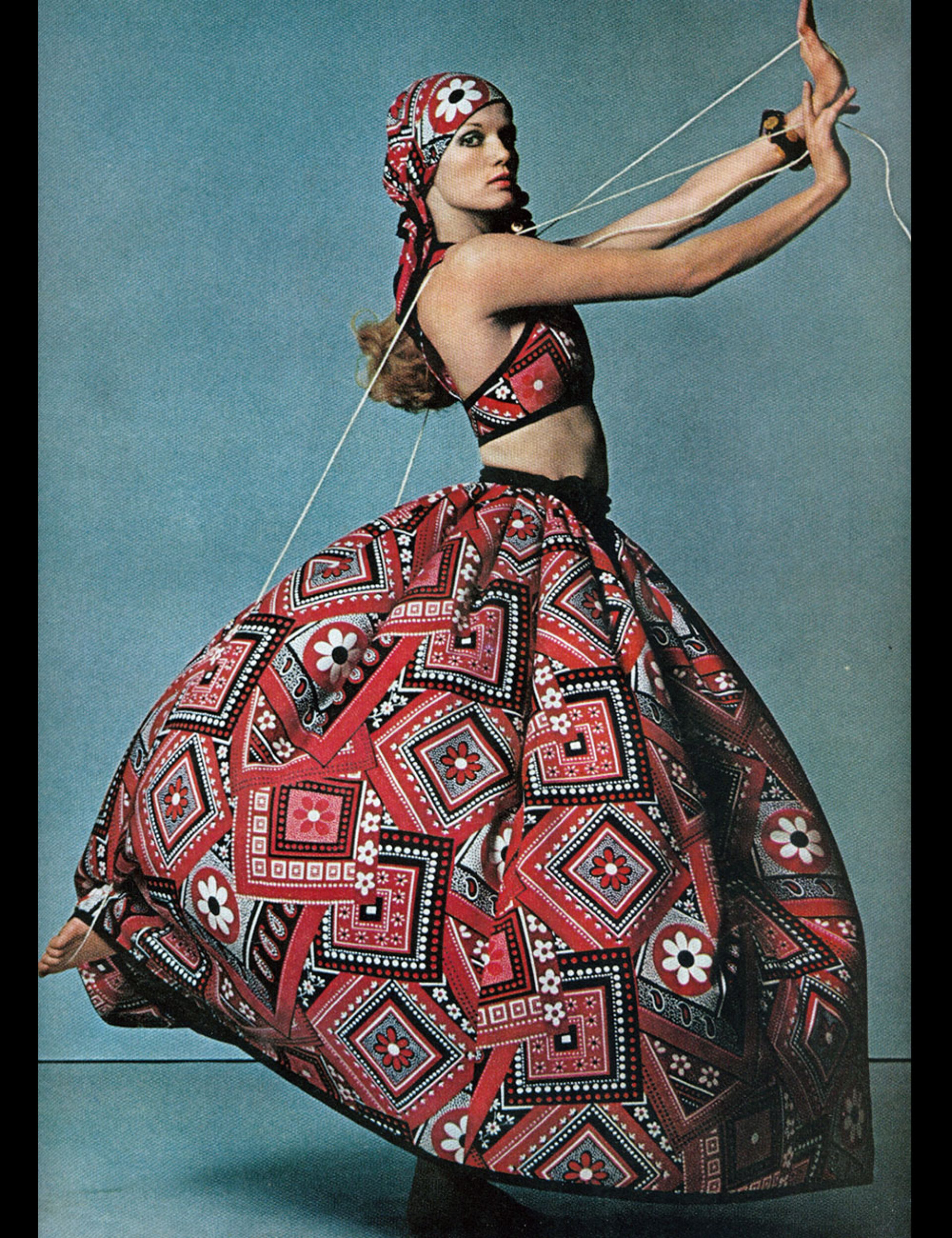 Από φωτογράφηση του Τζέιμς Μουρ στο Bazaar το 1969