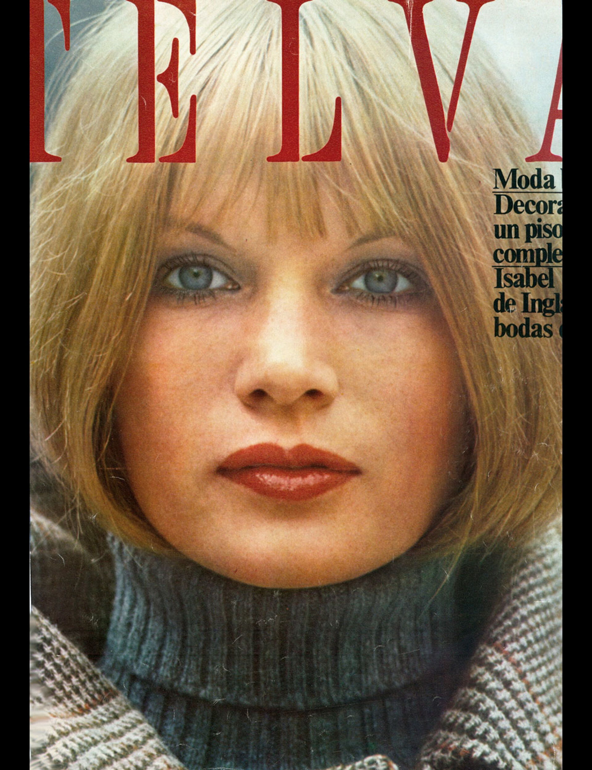 Η Γουίλι Βαν Ρόι εξώφυλλο για το περιοδικό TELVA