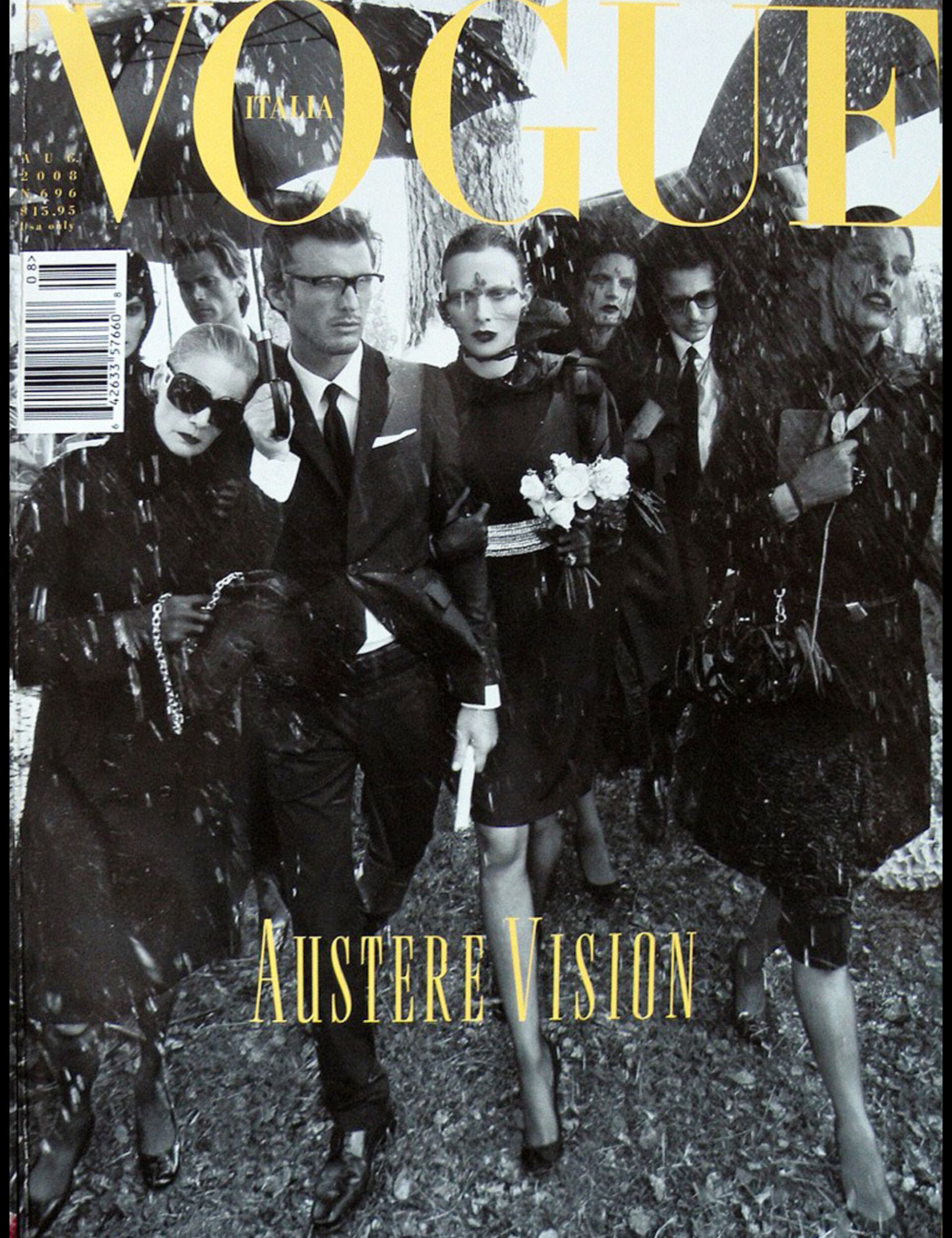 Εξώφυλλο ιταλικής Vogue, 2008