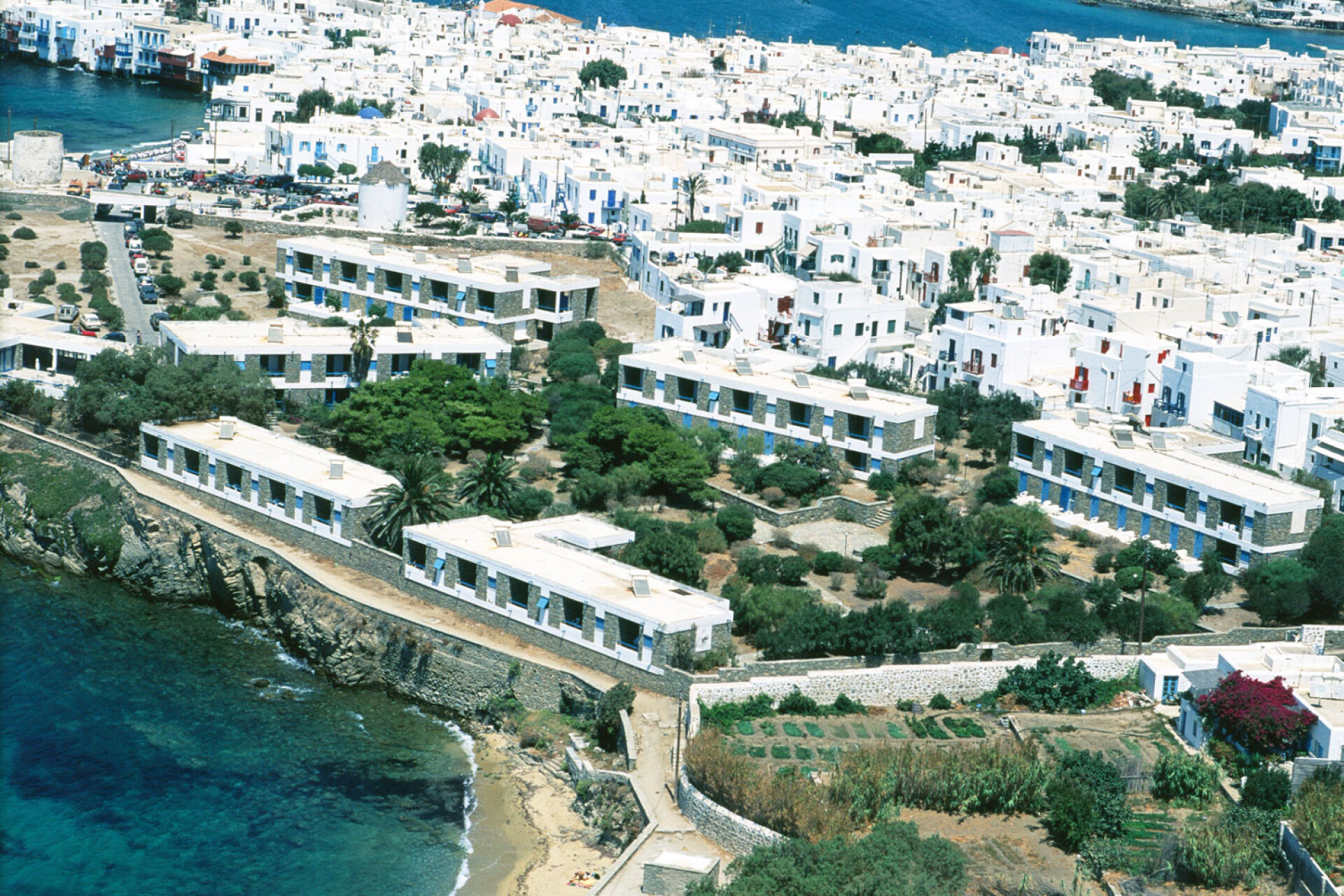 Ξενία Μυκόνου, 1958/Αρχιτέκτονας: Άρης Κωνσταντινίδη