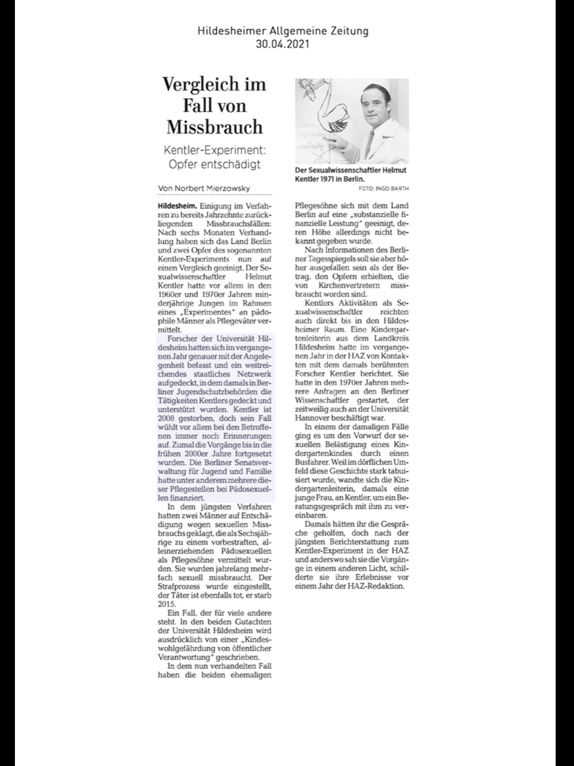 Η υπόθεση Χέλμουτ Κέντλερ: Ο αμφιλεγόμενος σεξολόγος