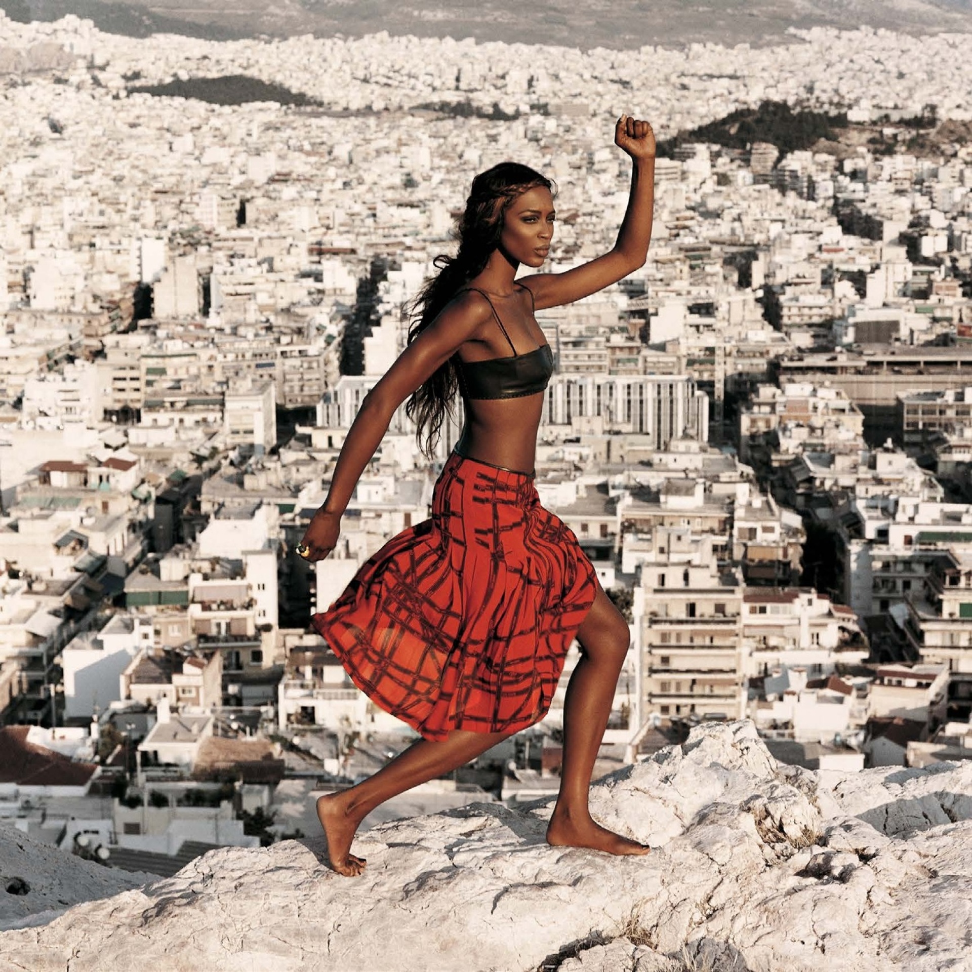 René Habermacher , «Black Athena» από την έκθεση «Είσαι ό,τι φοράς» στο Μουσείο Σύγχρονης Τέχνης Ρεθύμνου