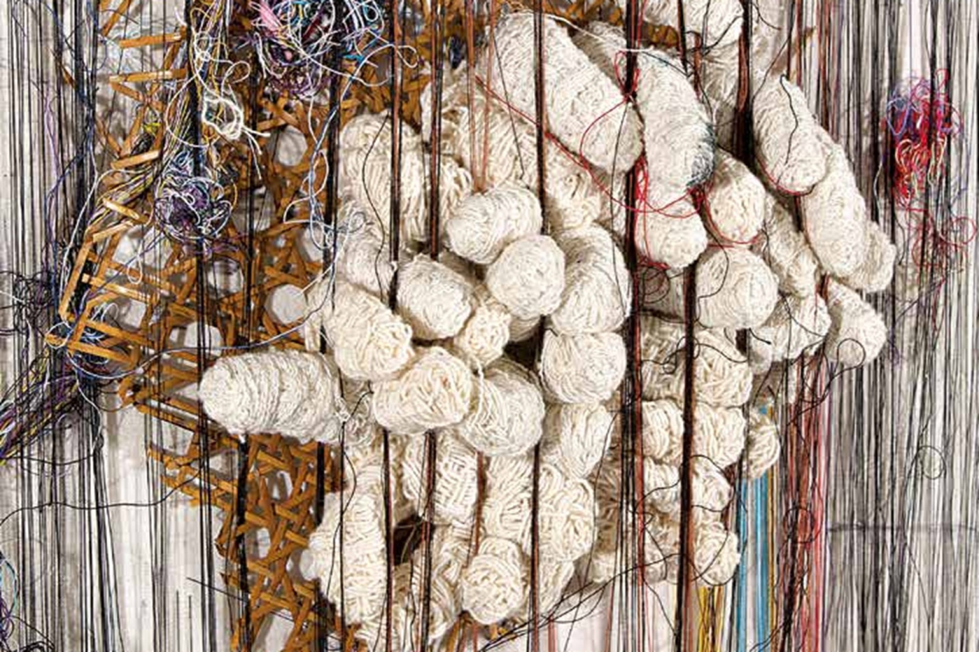 Έργο της Εοζέν Εγκοπιάν από την έκθεση «Στα βήματά τους... 127 χρόνια μετά» στο Εικονικό Μουσείο Τήνου