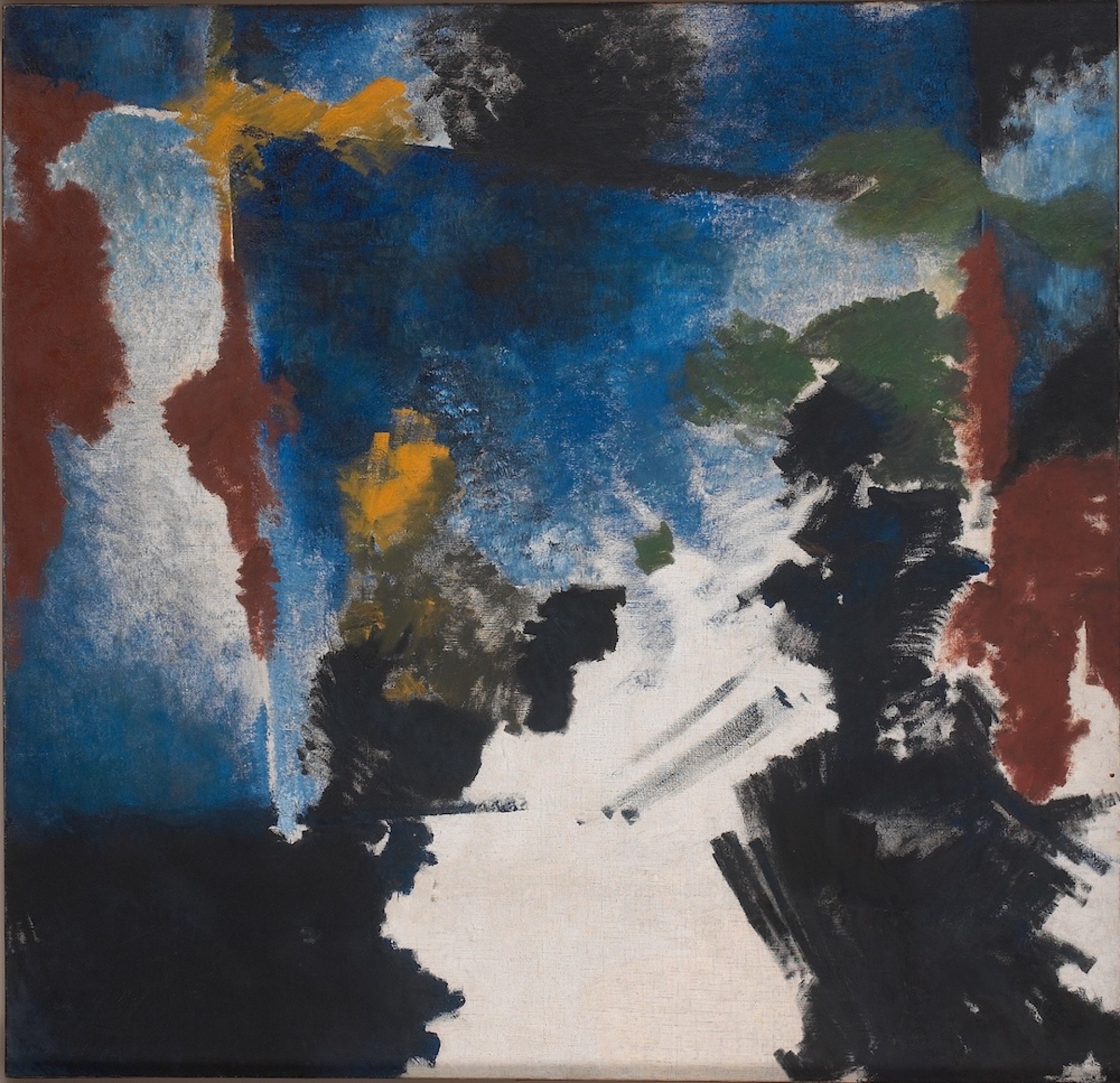 Αλεξάντρ Ρότσενκο, Αφαίρεση (Ρήγμα), 1920, λάδι σε καμβά / MOMus-Μουσείο Μοντέρνας Τέχνης-Συλλογή Κωστάκη 