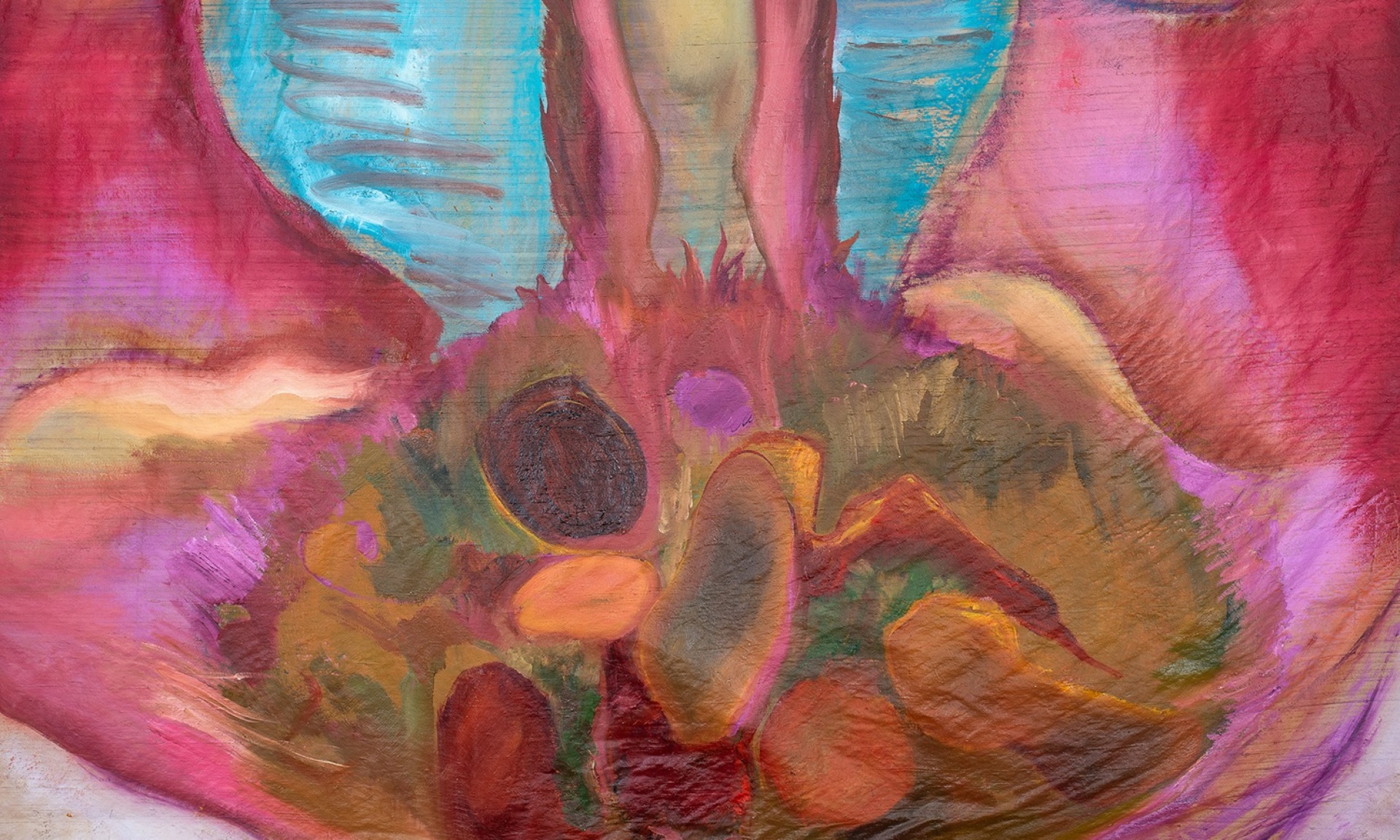 Ελένη Οδυσσέως, «Gonad», 2023 (λεπτομέρεια) από την έκθεση «In a bright green field» στο Μουσείο Μπενάκη (Κτίριο Πειραιώς)