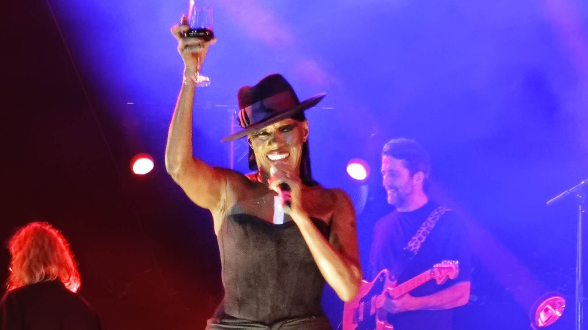 H Grace Jones στον Λόφο της Σάνης