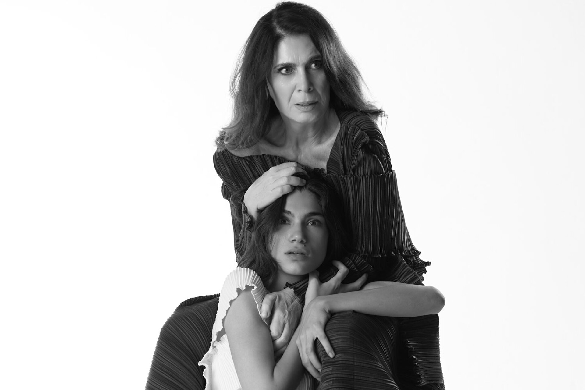 Η Κατερίνα Διδασκάλου με την Αναστασία Γαλερού-Βλάσση