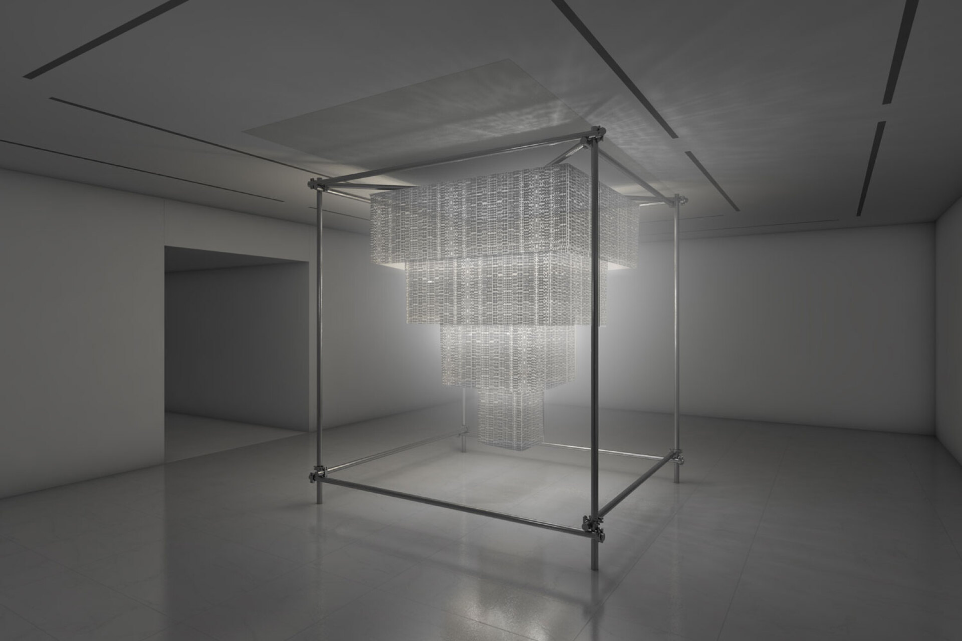 CHANDELIER III, ZIGGURAT | IANOS, 2025, 250*200*200cm, Peggy Kliafa