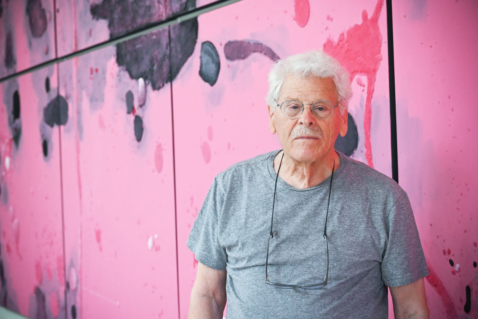 Κώστας Τσόκλης: Κατά τη δημιουργία του έργου «Δέος 2025», καλοκαίρι 2024, Τήνος