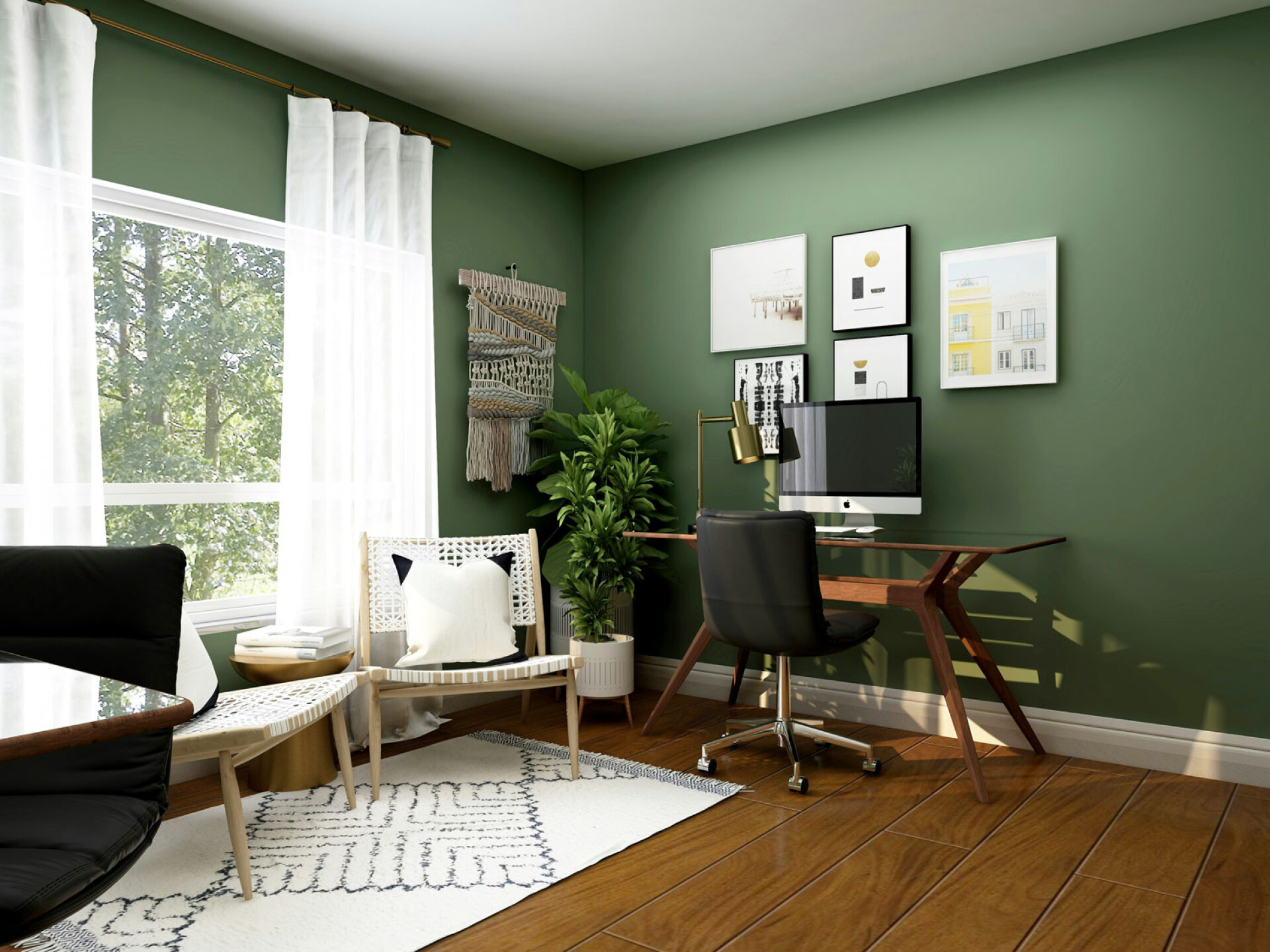 Χρώματα στους τοίχους και στα έπιπλα