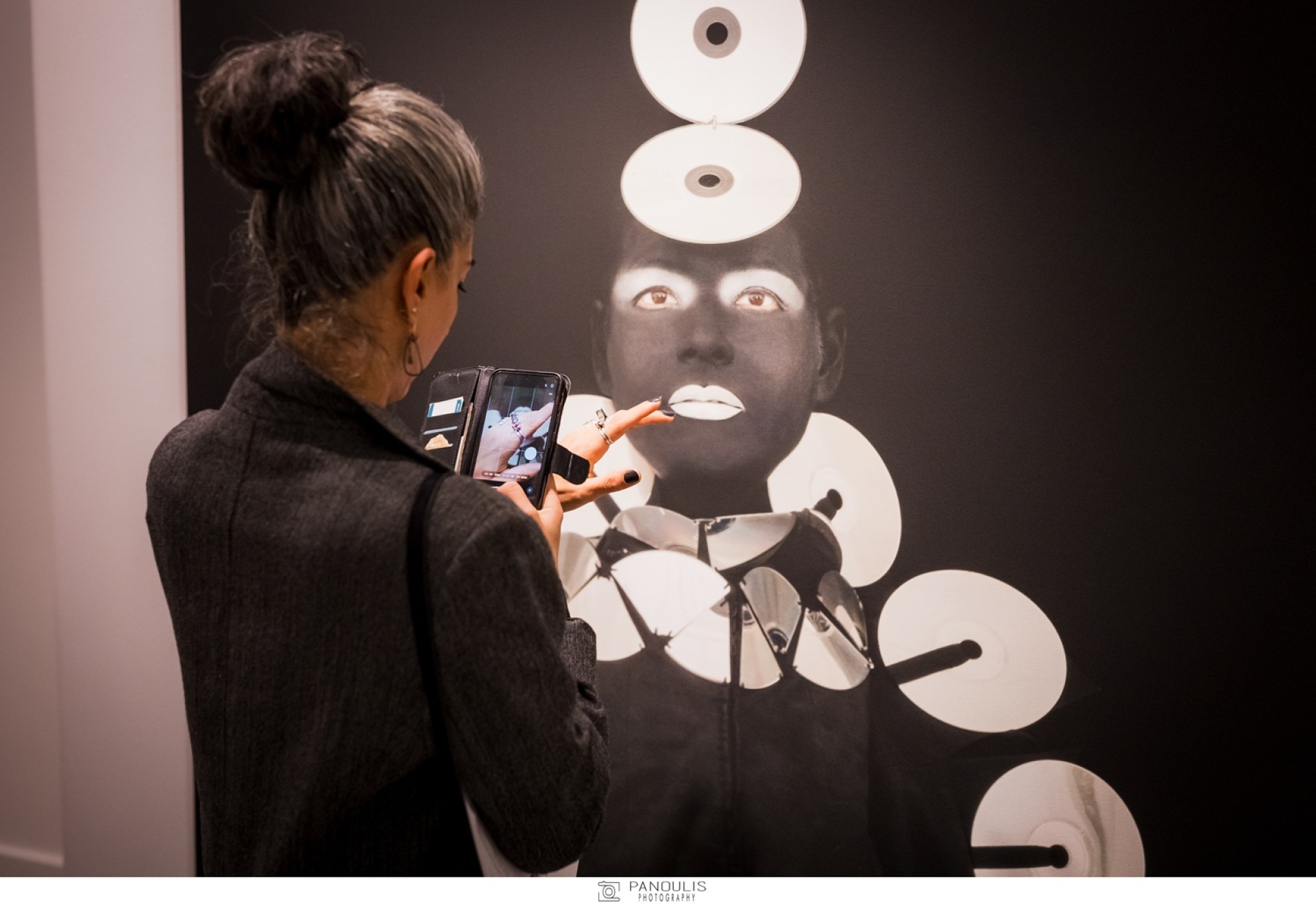 Κιμίκο Γιασίντα, Painting (Hecate, the Greek Goddess of the Moon  and the Spirit of the Deads, by William Blake) Self-portrait,  2010