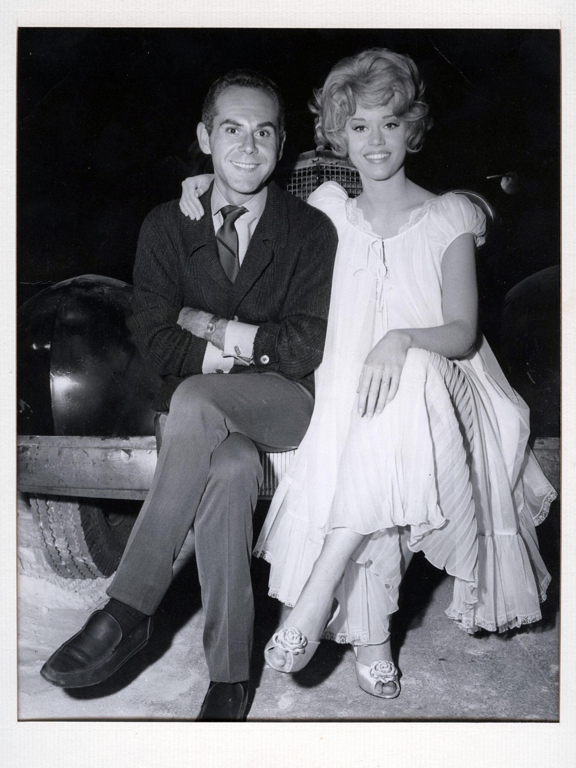 Ο Ανδρέας Βουτσινάς με την Τζέιν Φόντα © 