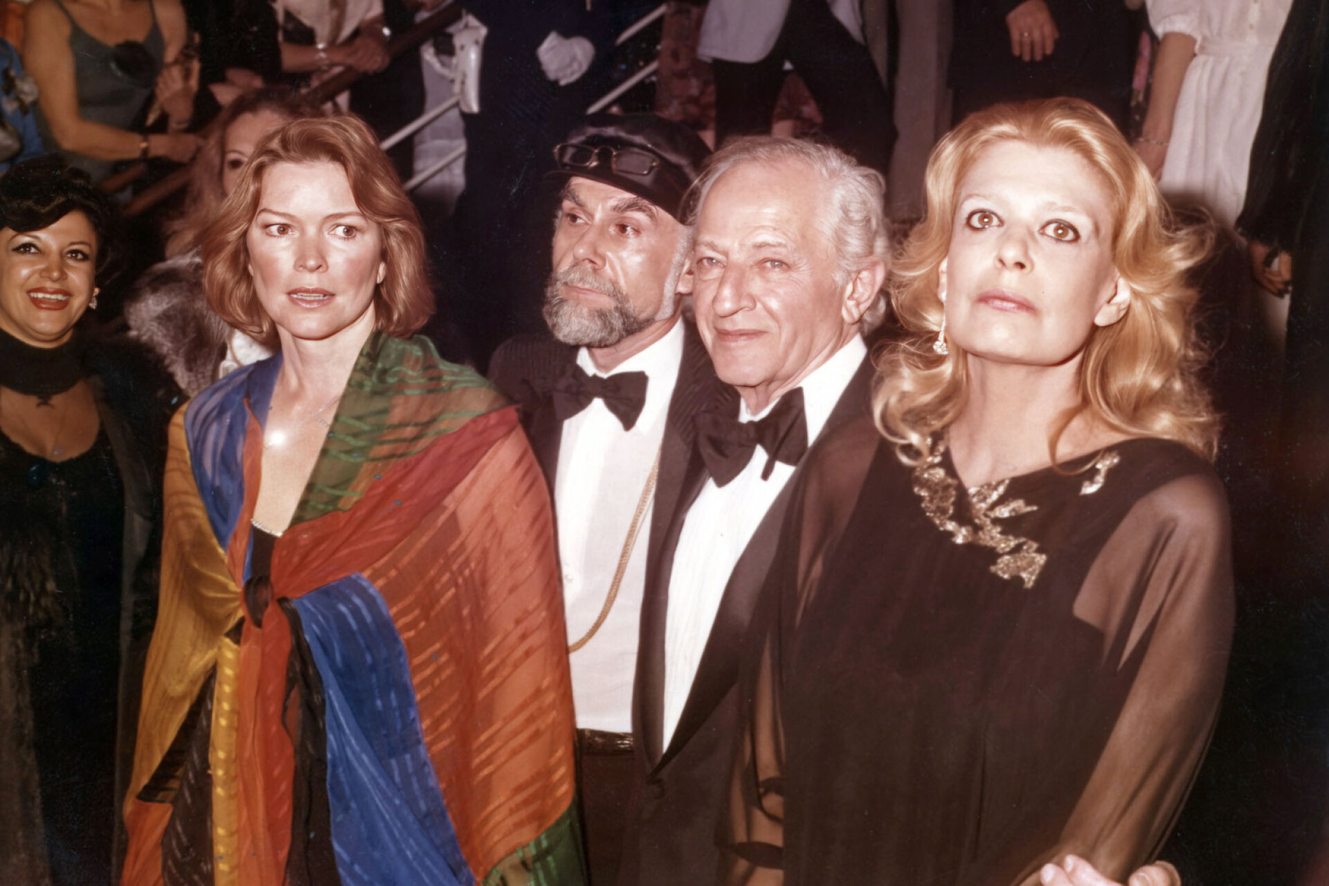 Έλεν Μπέρστιν, Ανδρέας Βουτσινάς, Νιλ Ντασέν, Μελίνα Μερκούρη για τη «Κραυγή Γυναικών», Φεστιβάλ Καννών, 1978