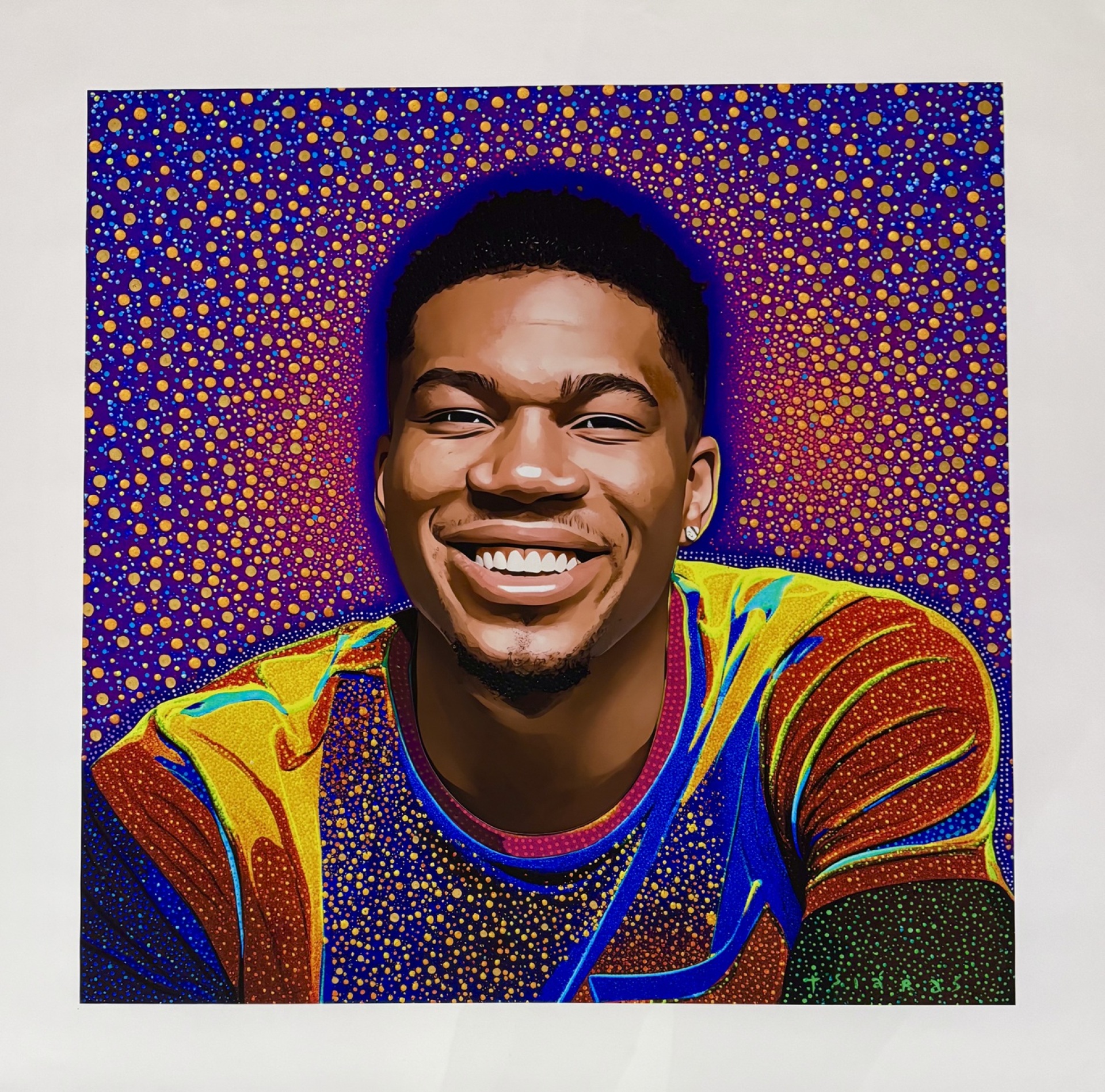 Φίλιππος Τσιάρας, Πορτραίτο του Γιάννη Αντετοκούνμπο