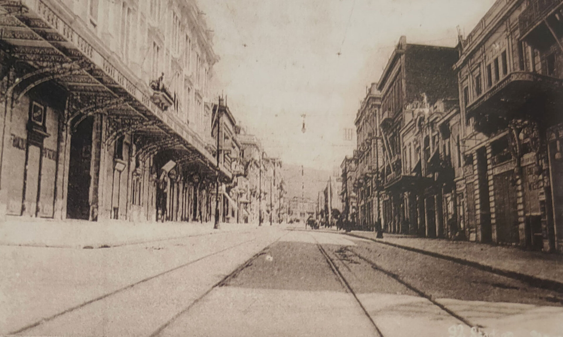 Η οδός Σταδίου στις αρχές του 20ού αιώνα