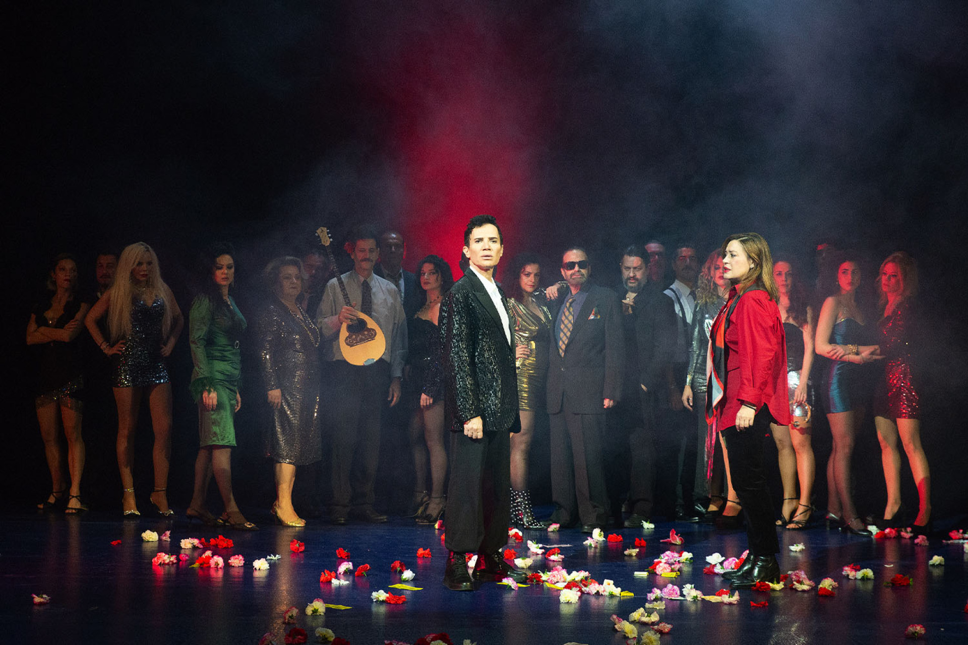 Από την παράσταση «Αυτή η νύχτα μένει» στο ΚΘΒΕ