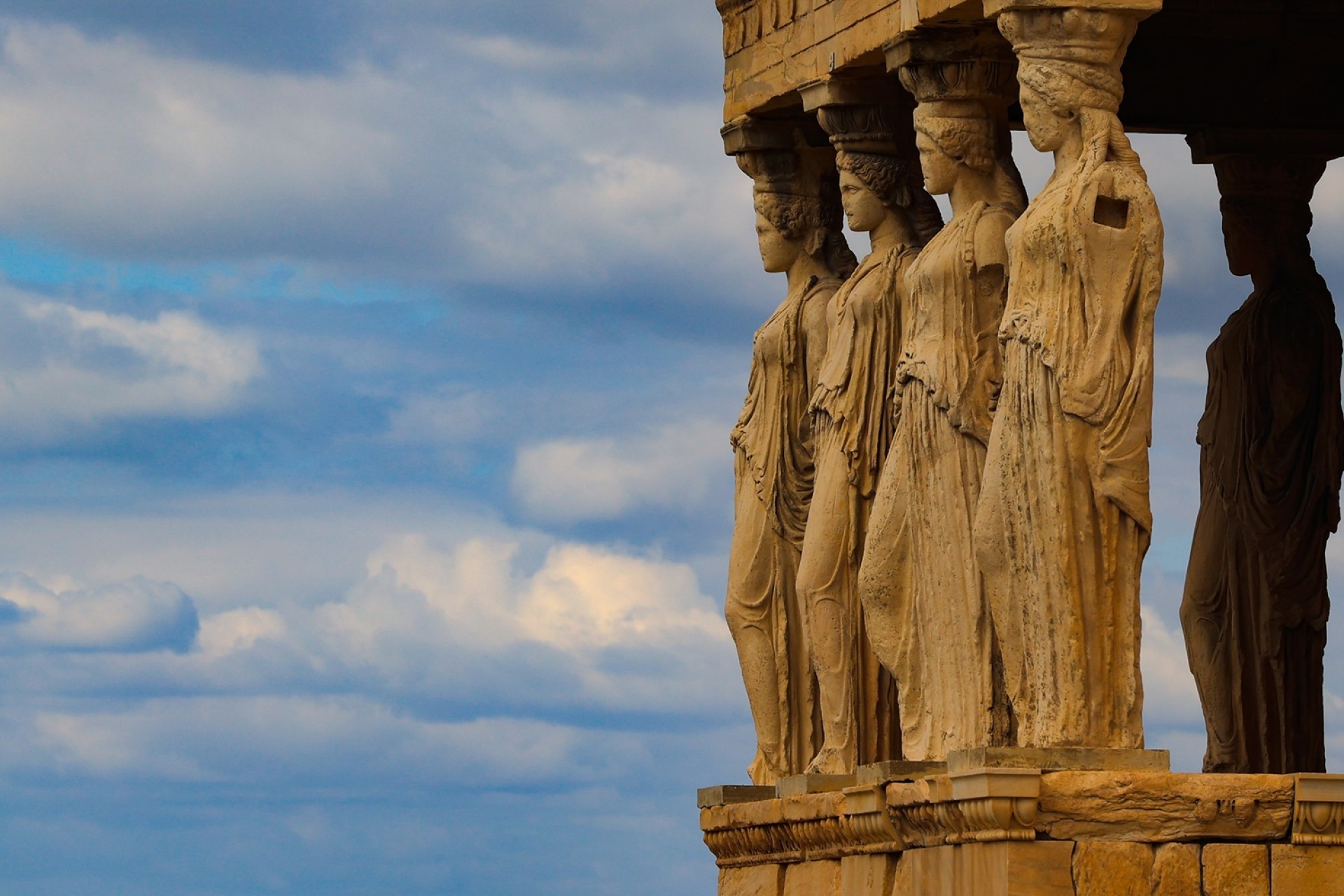 Οι Καρυάτιδες στο Ερεχθείο