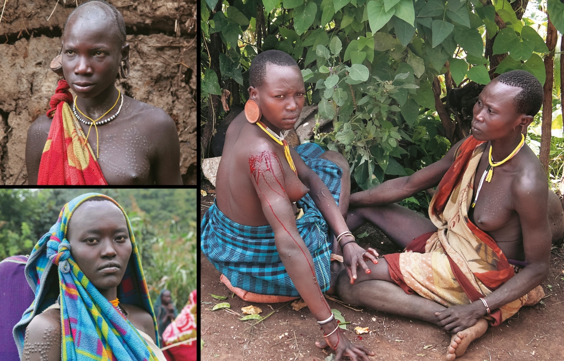 Οι Σούρμα υπερηφανεύονται για τον αριθμό των ουλών που φέρουν. 