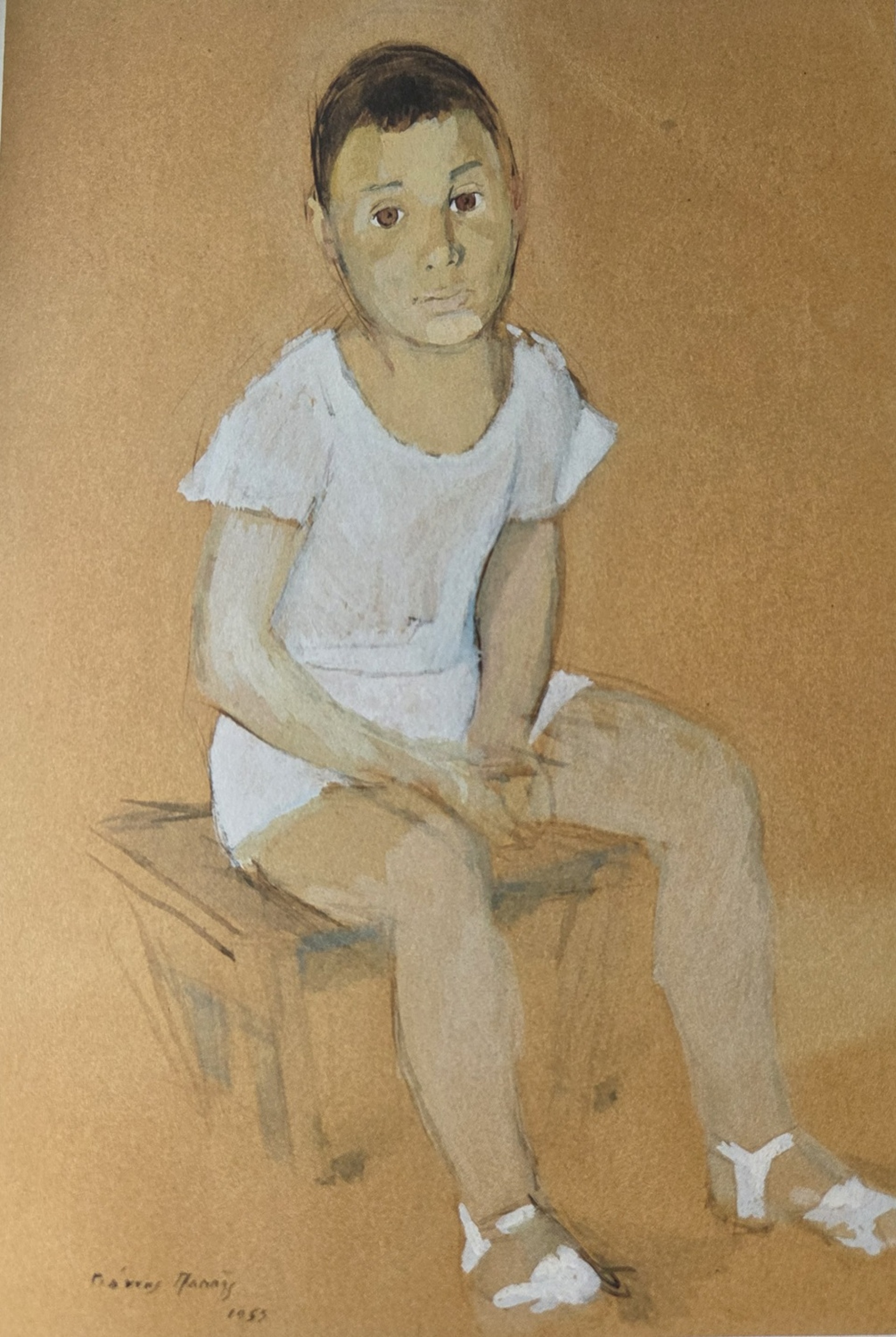 Γιάννης Παππάς, Προσωπογραφία παιδιού, 1953