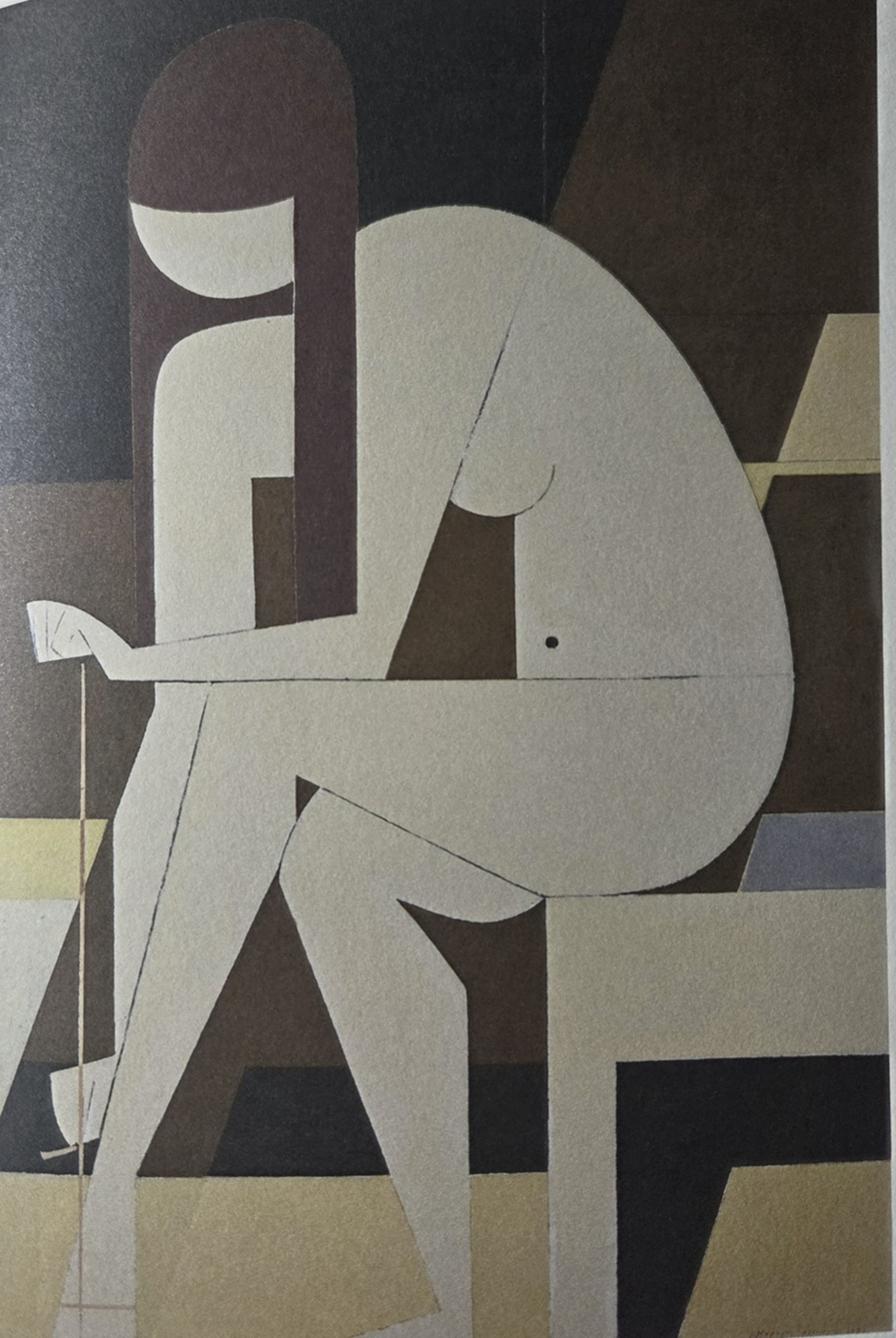 Γιάννης Μόραλης, «Κορίτσι που λύνει το σανδάλι του», 1973