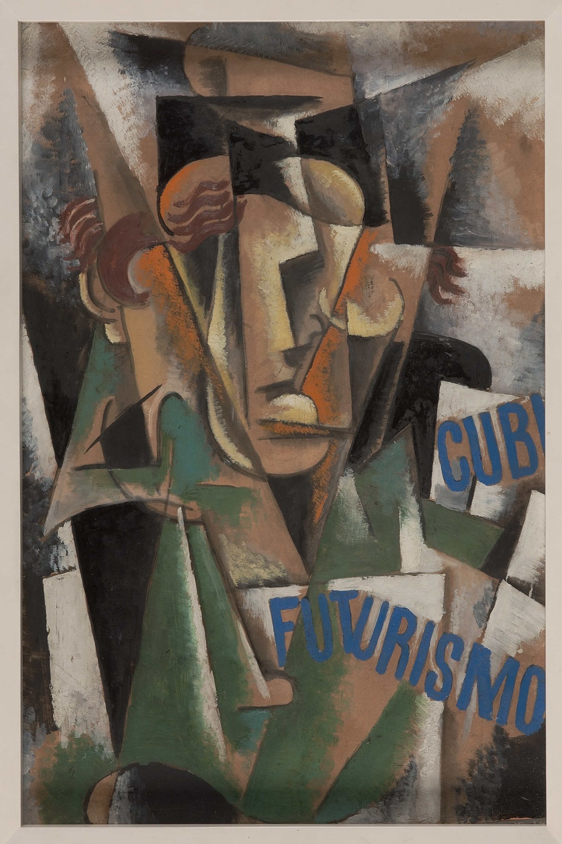  Λιουμπόβ Ποπόβα, Μελέτη για πορτρέτο (εμπρόσθια όψη), 1915 