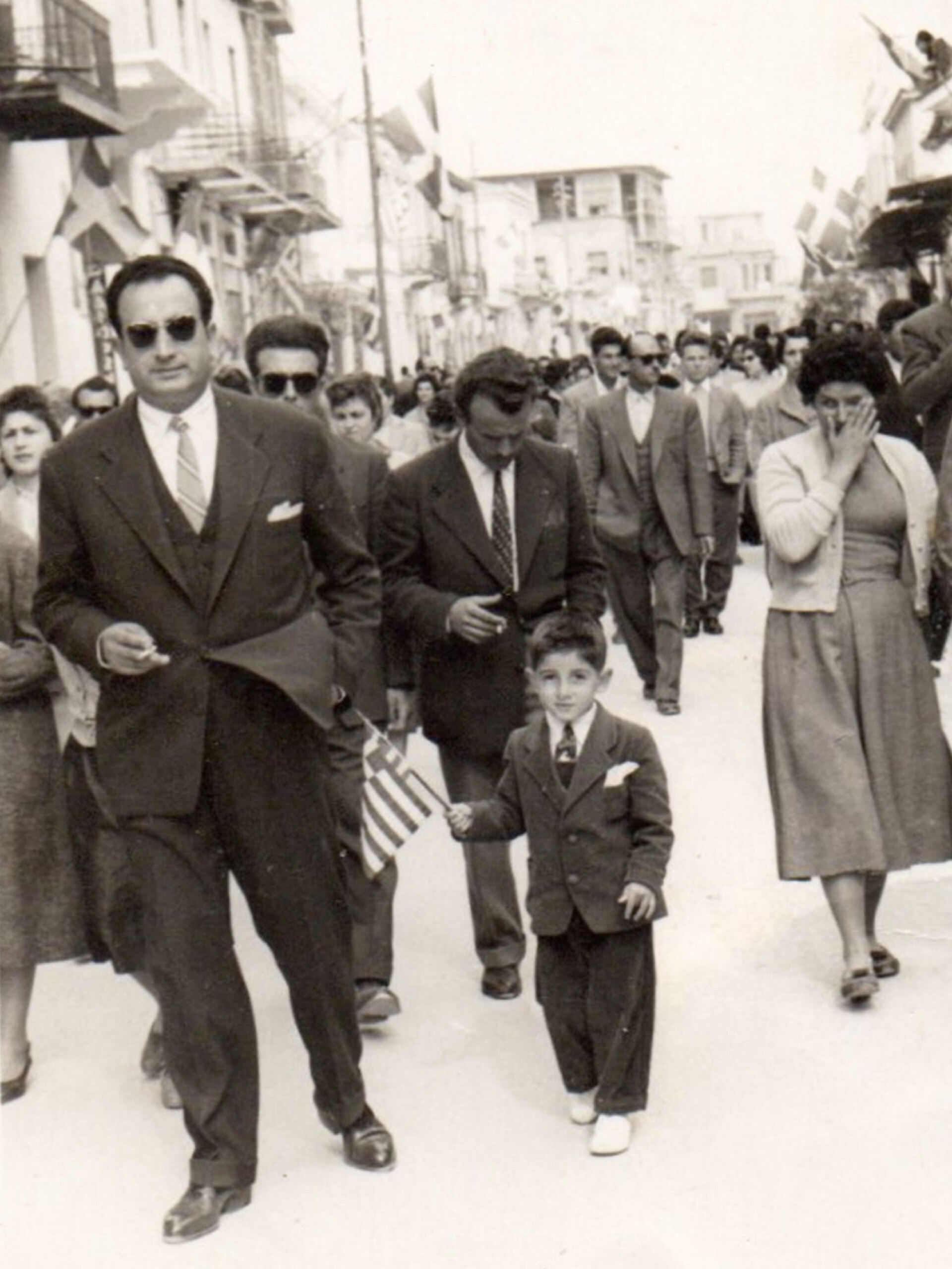 Ο Άγγελος Παπαδημητρίου με τον πατέρα του