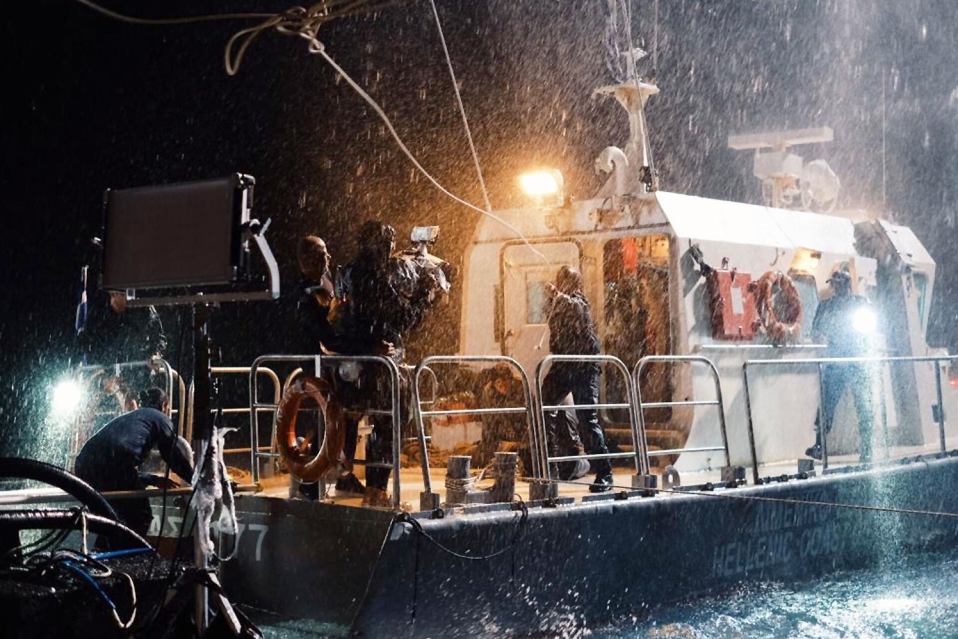 Στα γυρίσματα της ταινίας «Η περίπτωση των ξένων» - «I Was a Stranger»