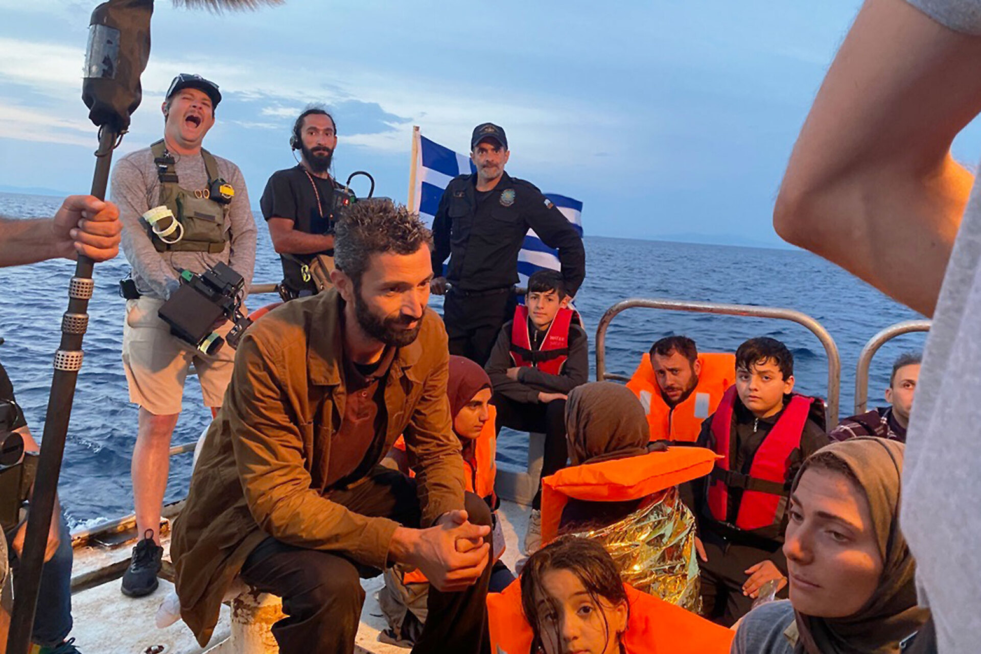 Στα γυρίσματα της ταινίας «Η περίπτωση των ξένων» - «I Was a Stranger»