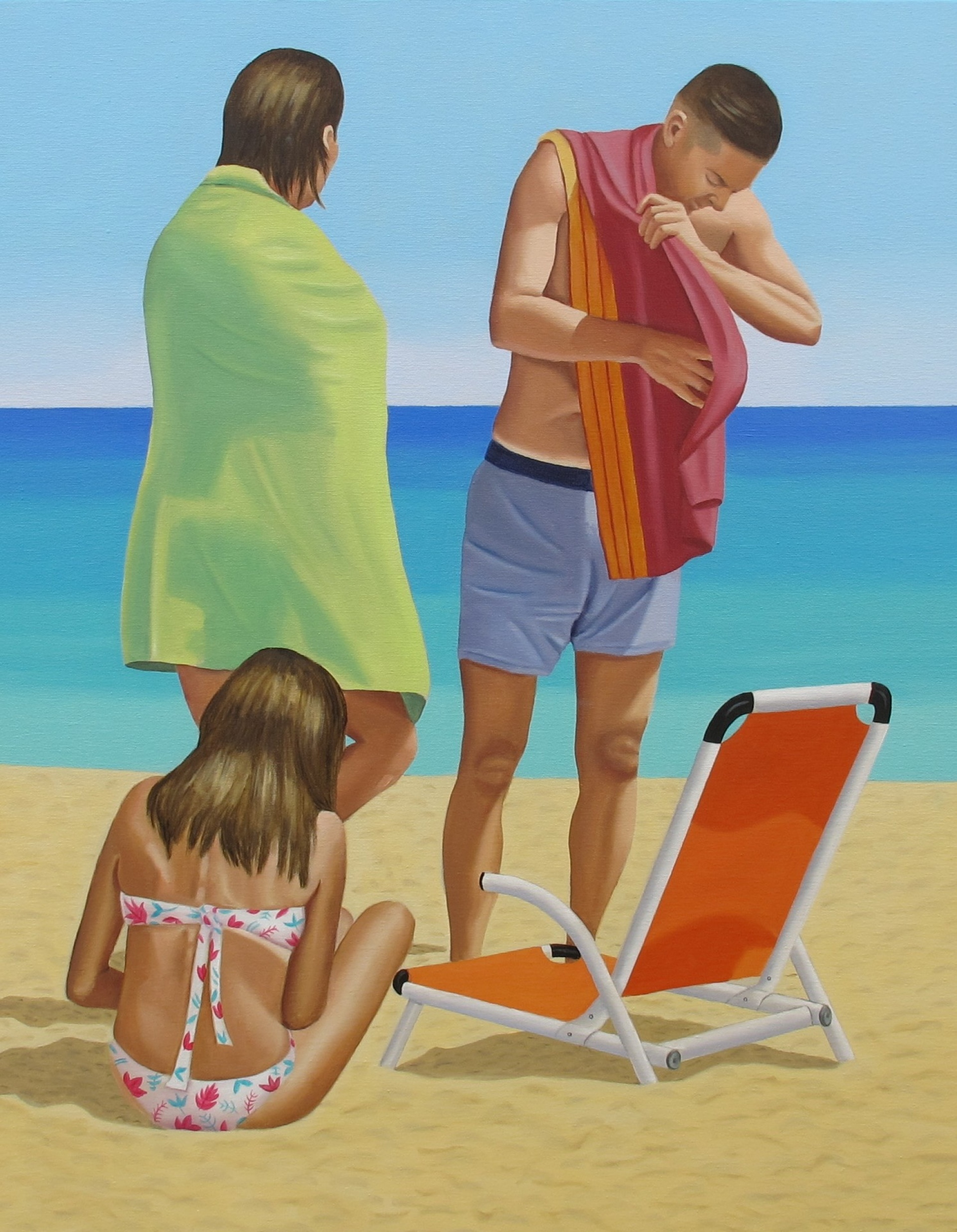 Kalli Kastori, “Summertime“, 2026, 80x60cm, oil on canvas.