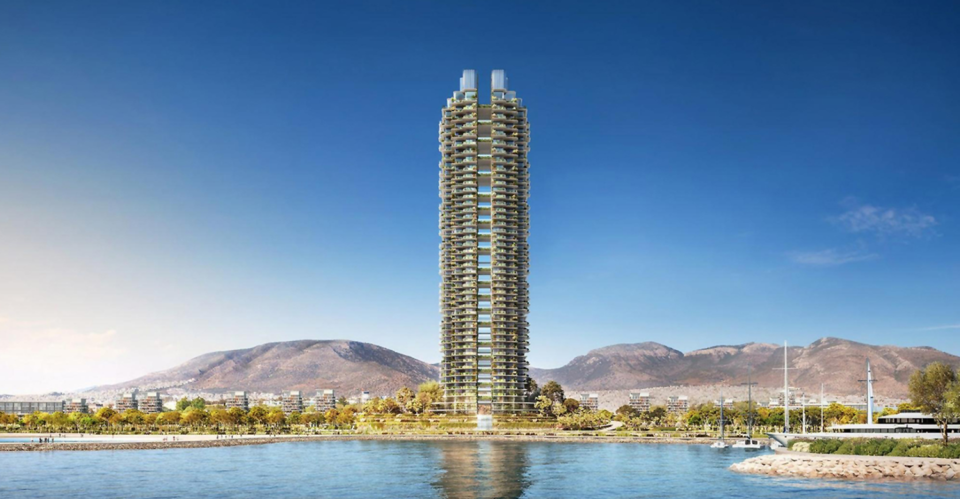 Ο πύργος Riviera Tower στο Ελληνικό