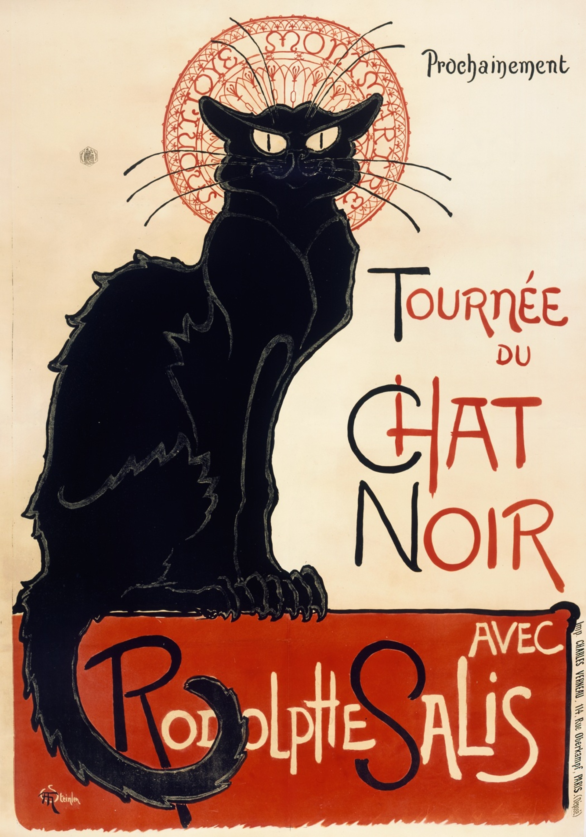 Steinlen, Le chat noir