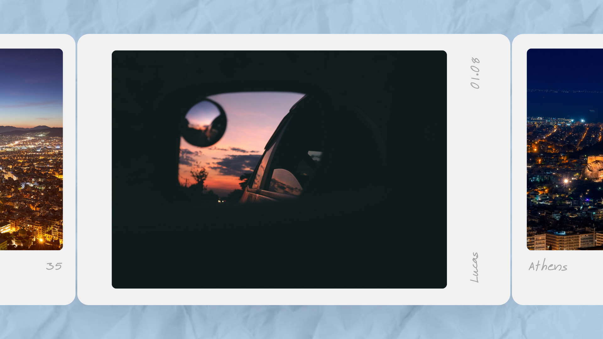 Λουκάς, 35 – “Στο αμάξι πάνω από την πόλη”